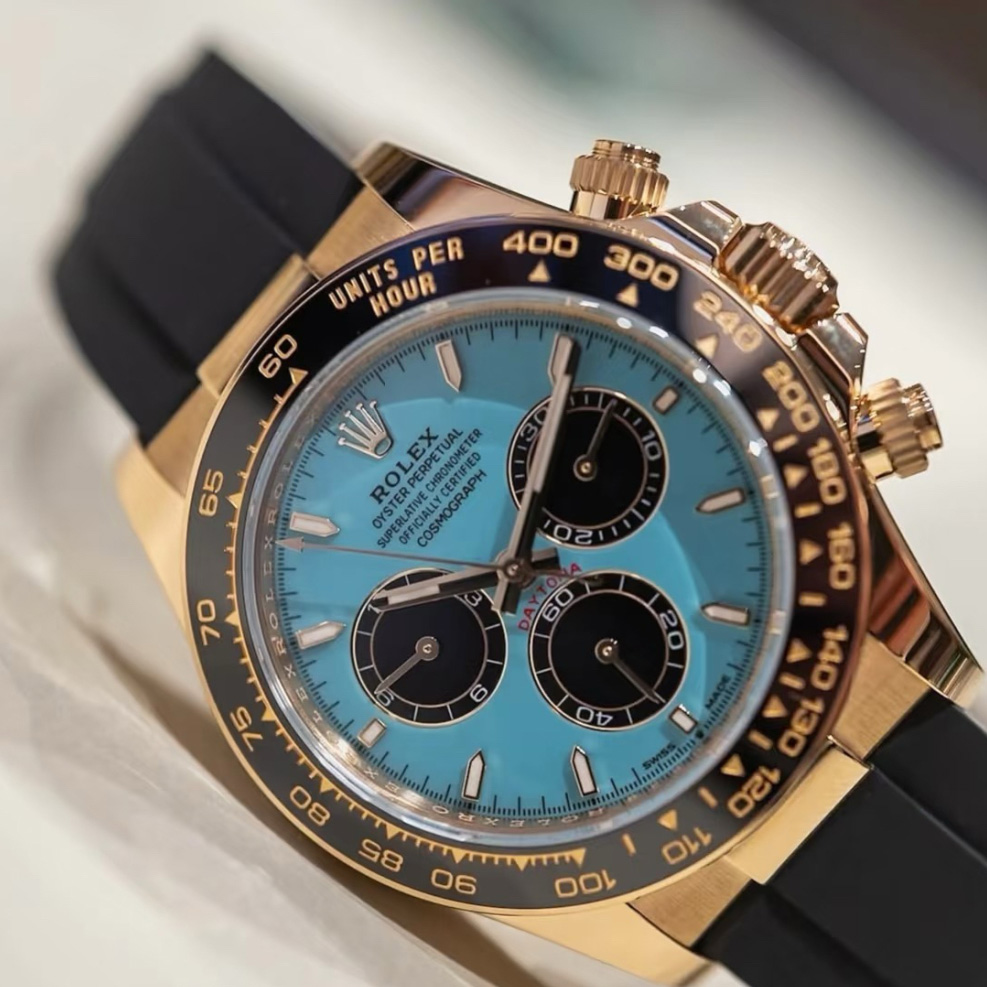 Rolex Daytona Tiffany Blue New Release 18K Yellow Gold   - DopestKickz