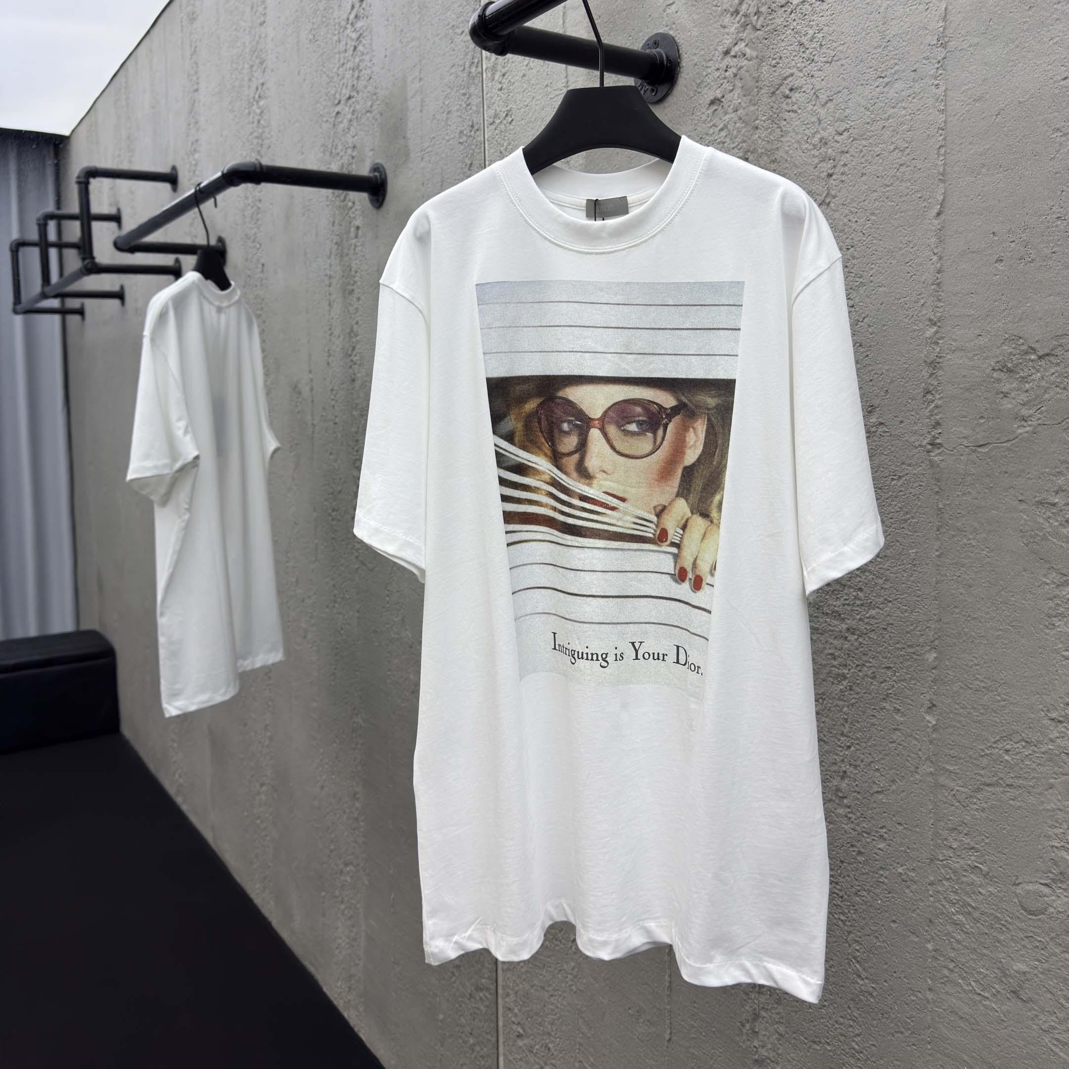 Dior Heritage Printed T-Shirt, Regular Fit    - DopestKickz