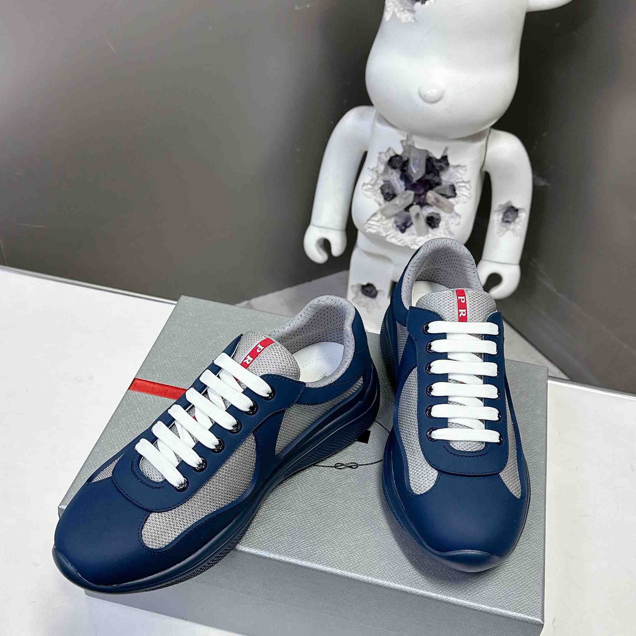 Prada America's Cup Soft Rubber And Bike Fabric Sneakers - DopestKickz