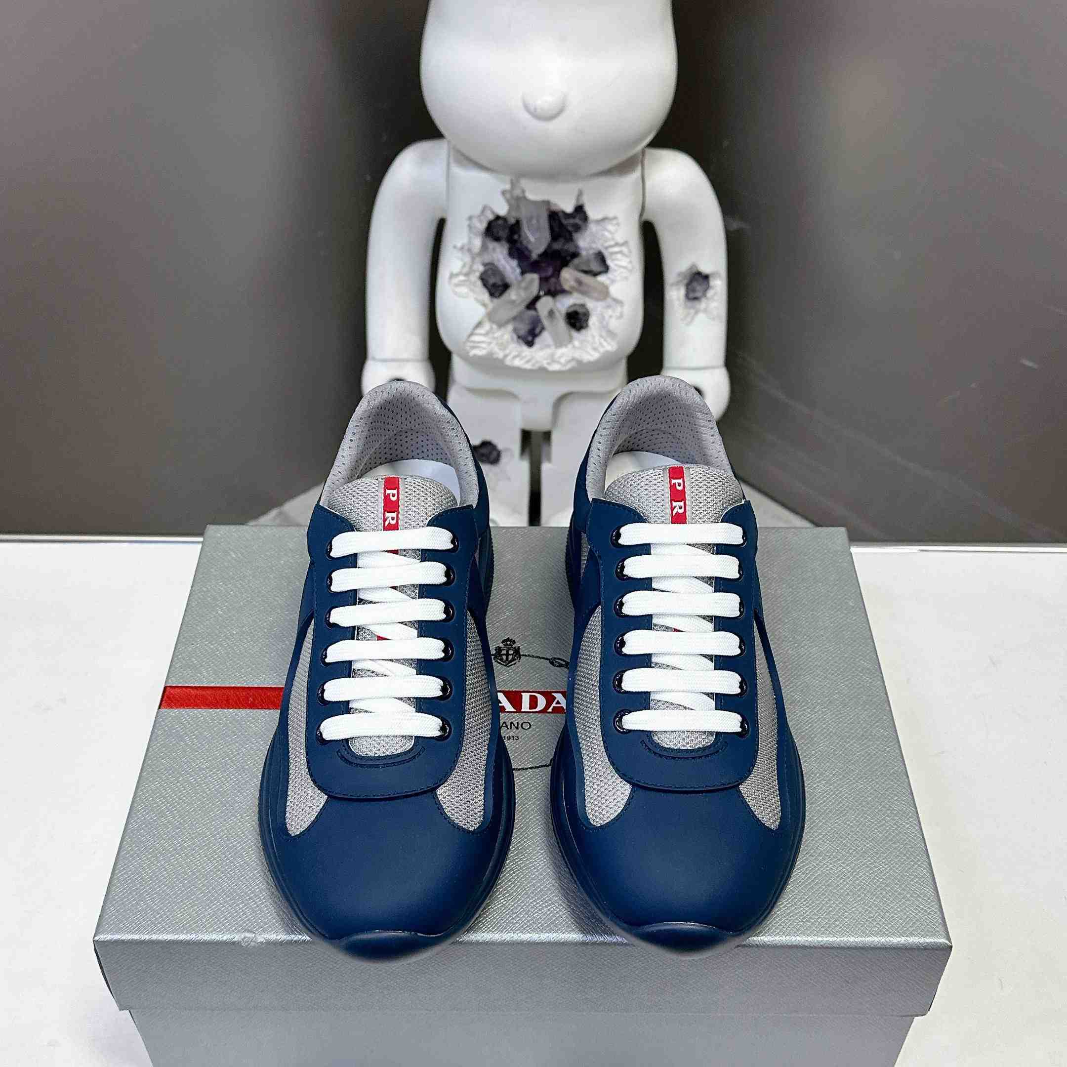 Prada America's Cup Soft Rubber And Bike Fabric Sneakers - DopestKickz