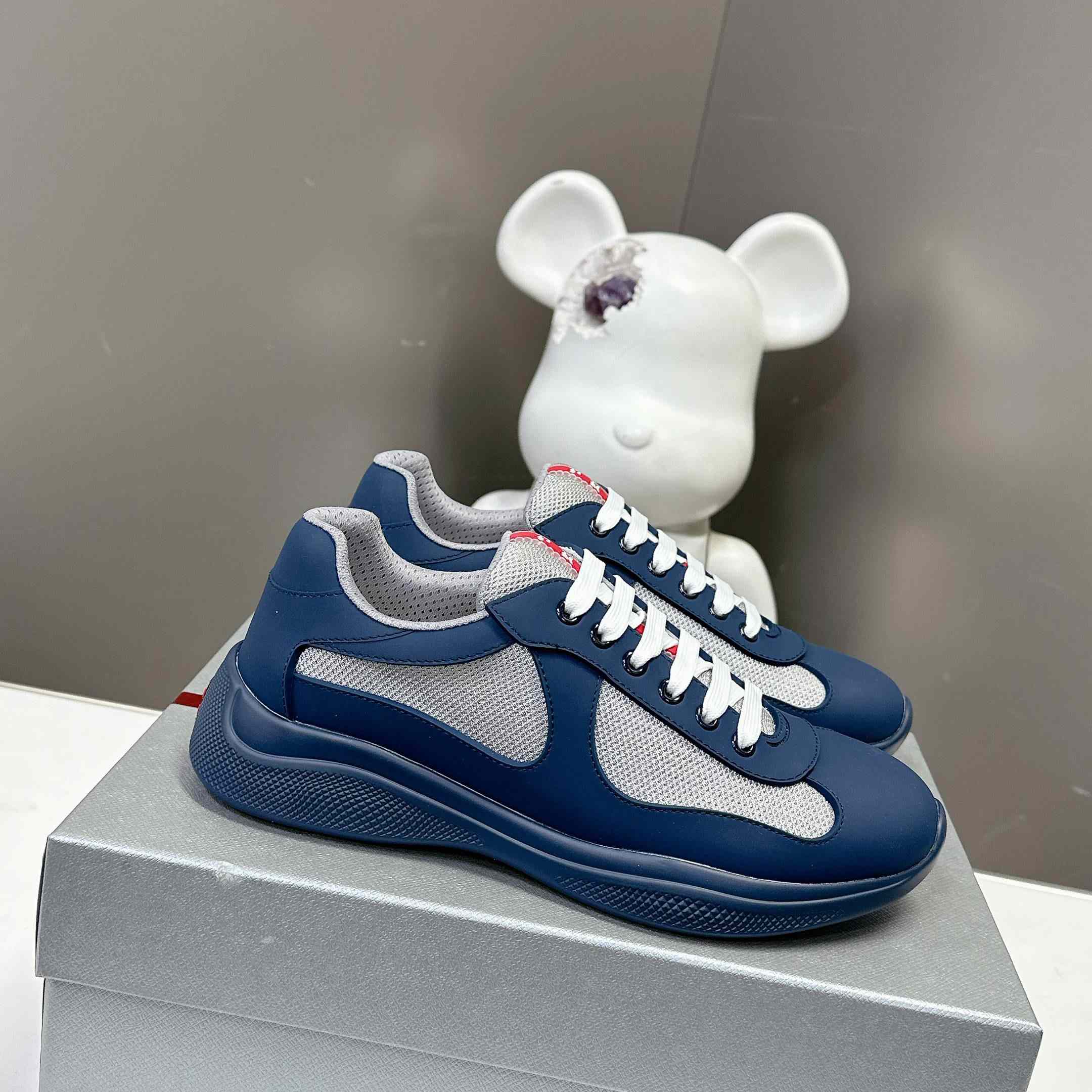 Prada America's Cup Soft Rubber And Bike Fabric Sneakers - DopestKickz