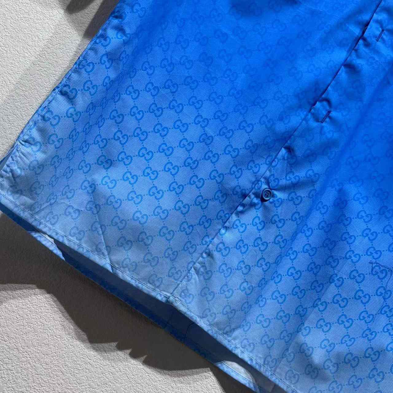 Gucci Printed Cotton Poplin Bowling Shirt - DopestKickz