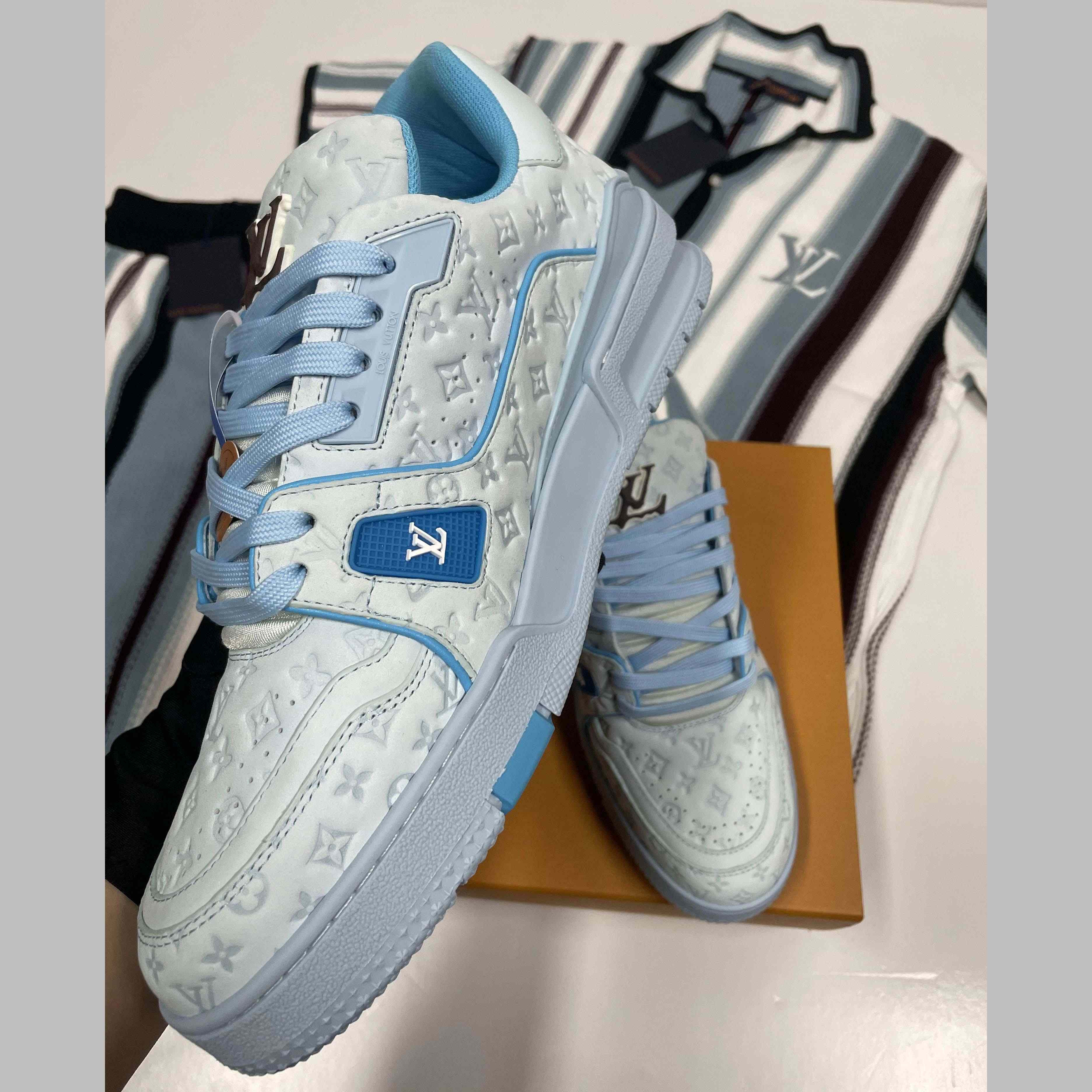 Louis Vuitton LV Trainer Sneaker      1ACXB1 - DopestKickz