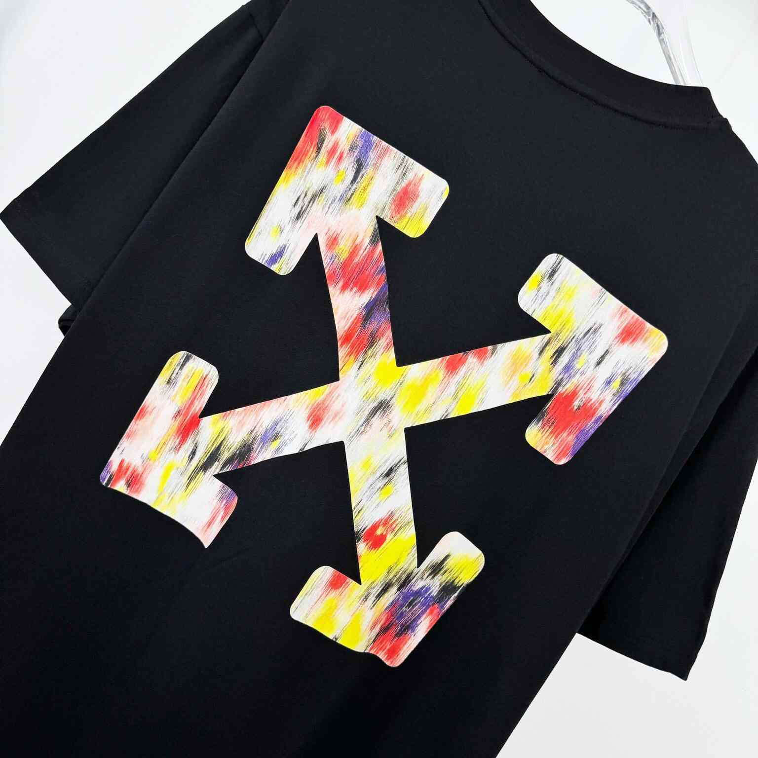 Off-White Arrow-Print T-shirt Black - DopestKickz