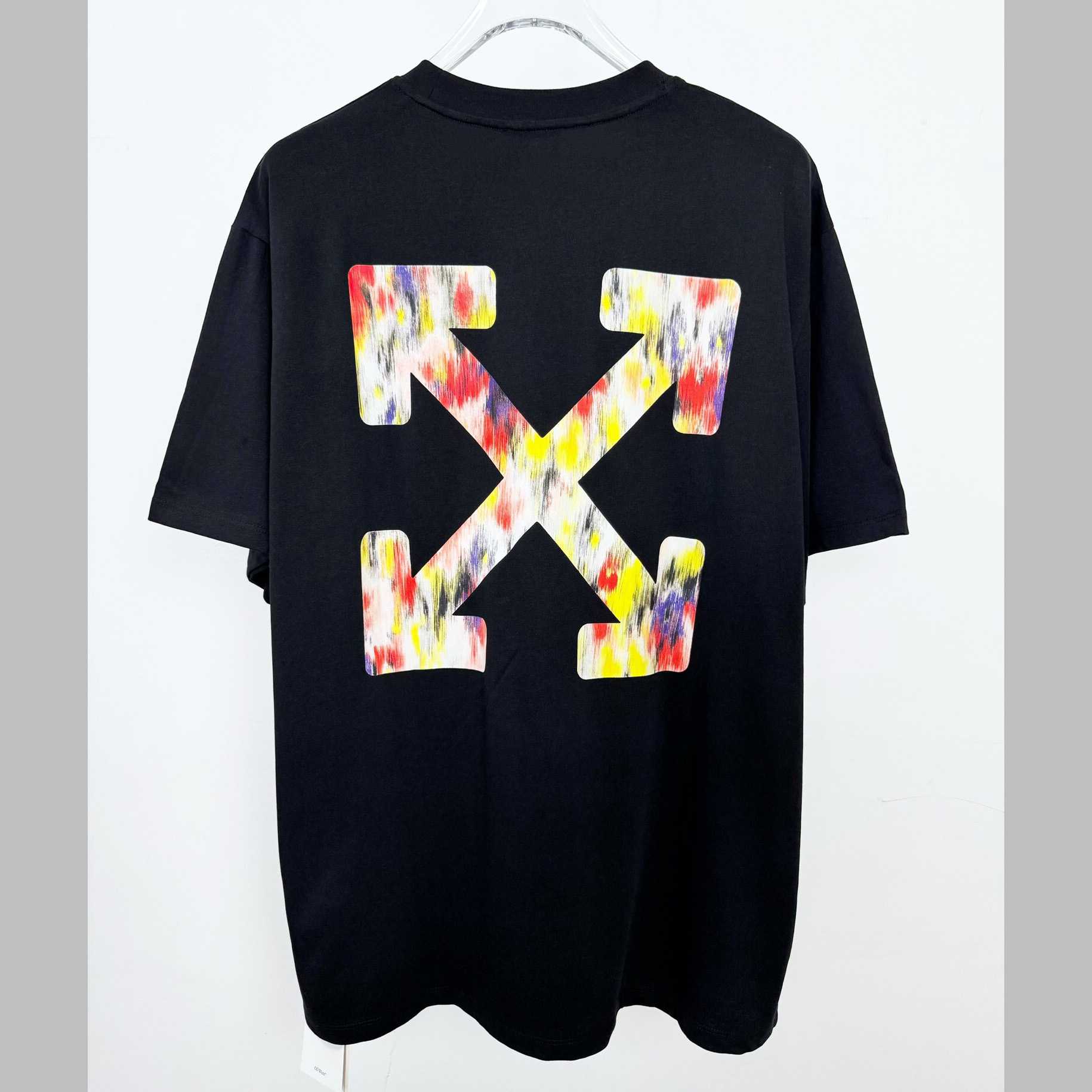 Off-White Arrow-Print T-shirt Black - DopestKickz