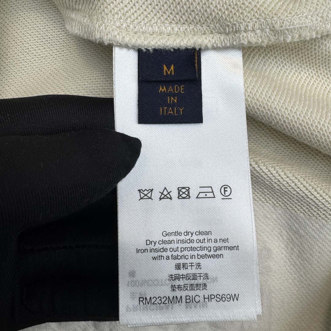 Louis Vuitton Embellished Half Zip Sweatshirt   1AHW29 - DopestKickz