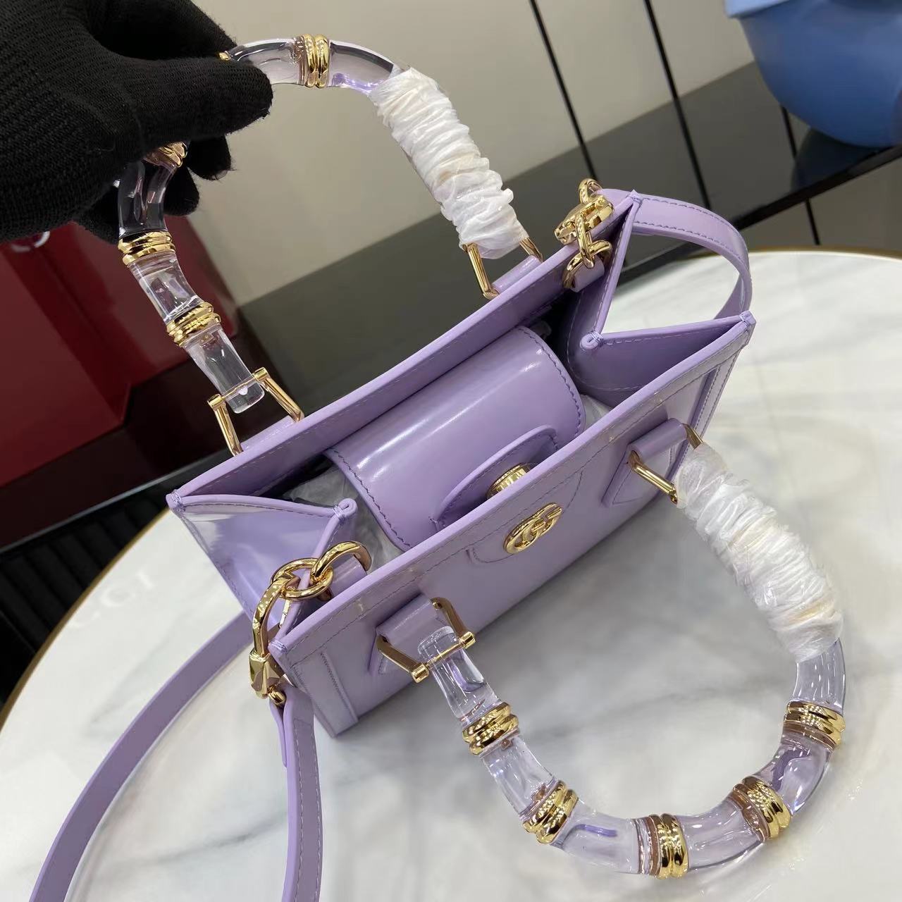 Gucci Gucci Diana Small Tote Bag - DopestKickz