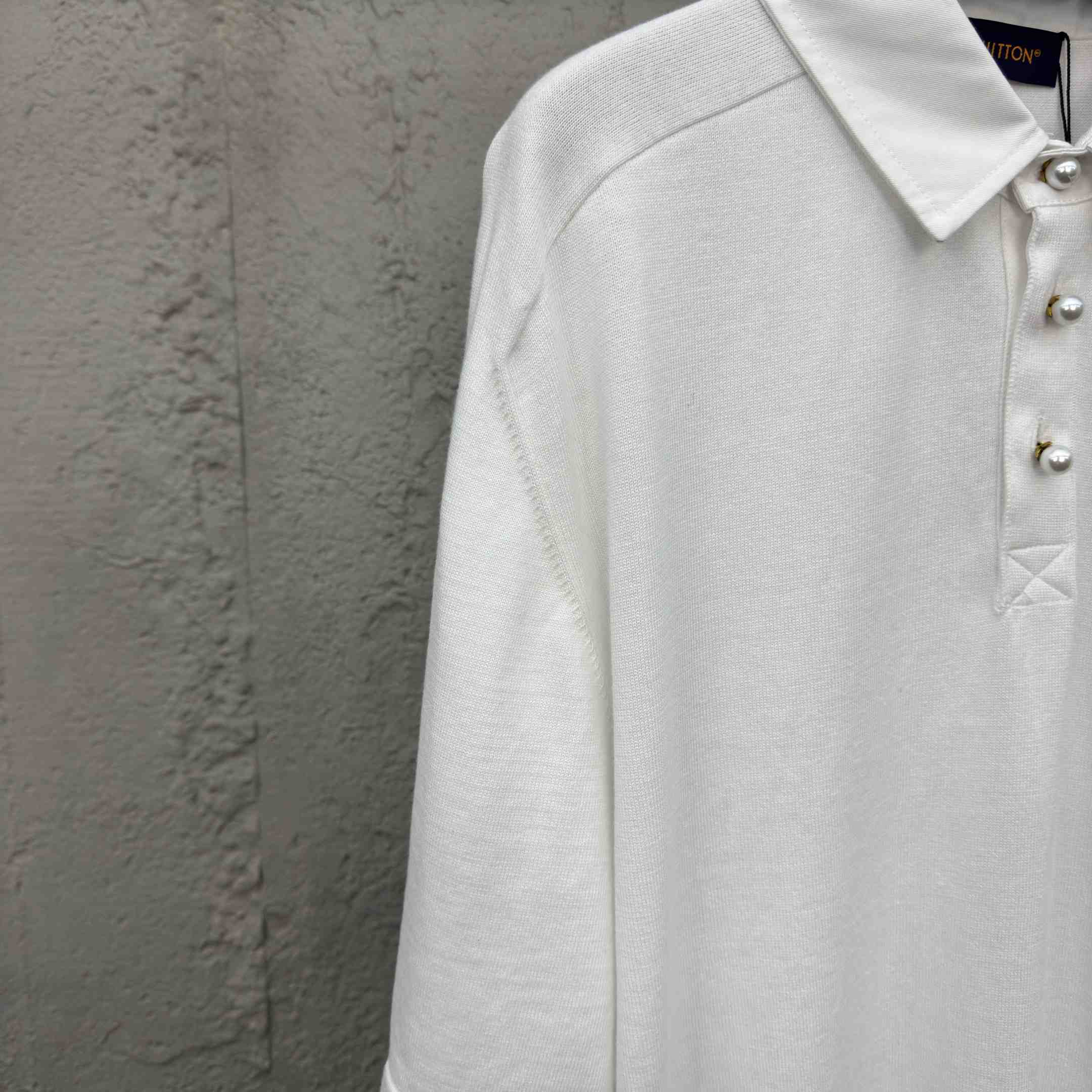 Louis Vuitton Embroidered Short-Sleeved Cotton Blend Polo Shirt   1AFQQA - DopestKickz