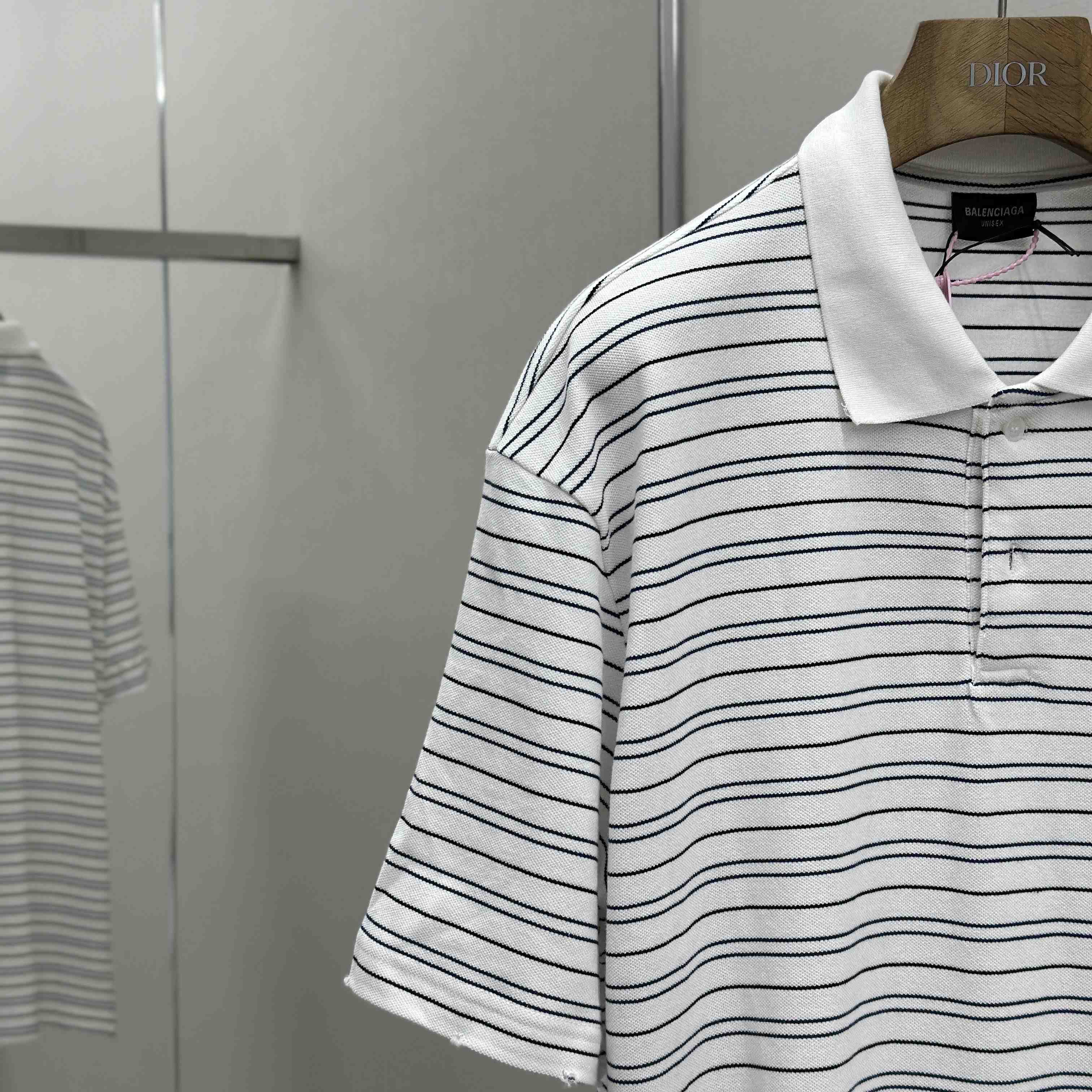 Balenciaga Logo-embroidered Polo Shirt - DopestKickz