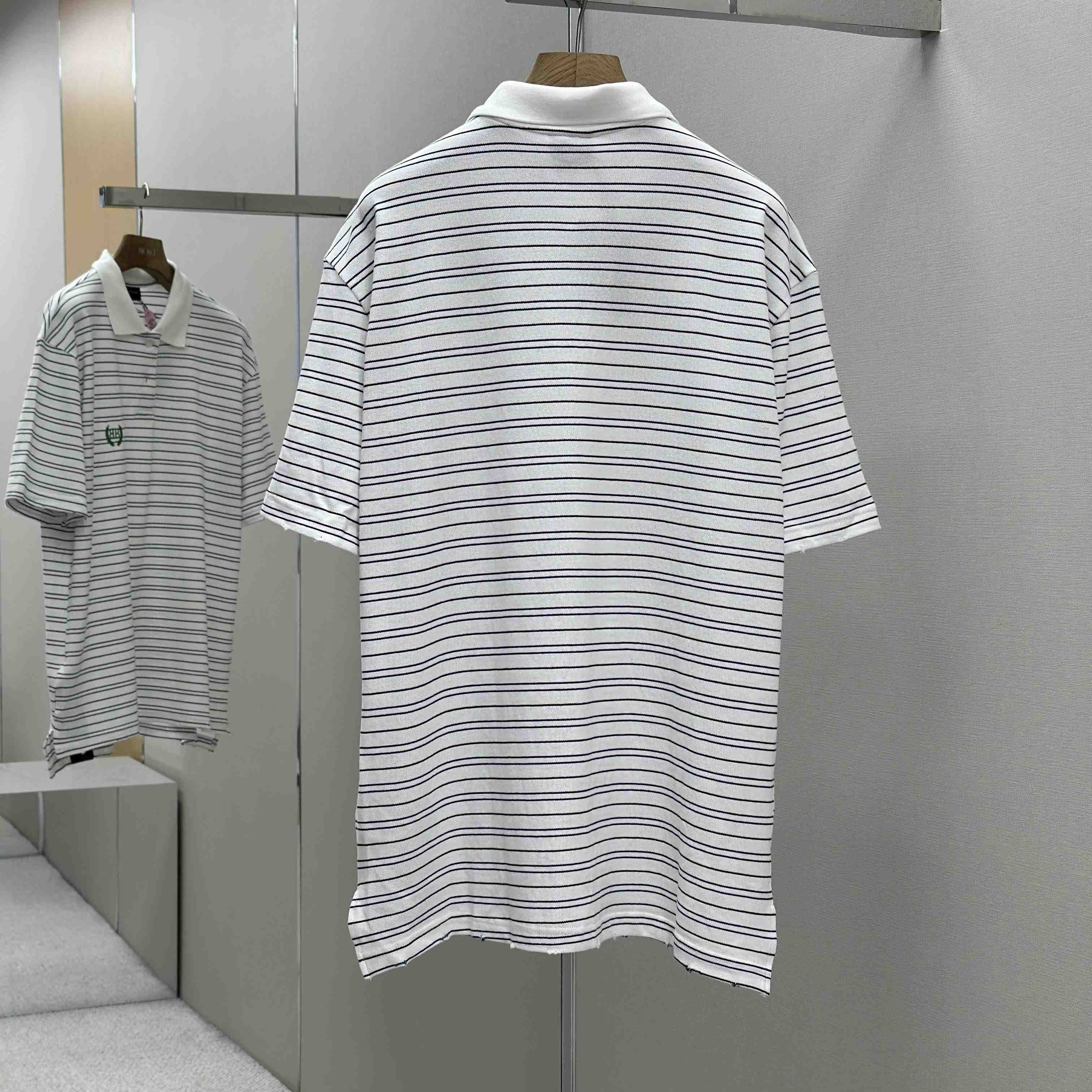 Balenciaga Logo-embroidered Polo Shirt - DopestKickz