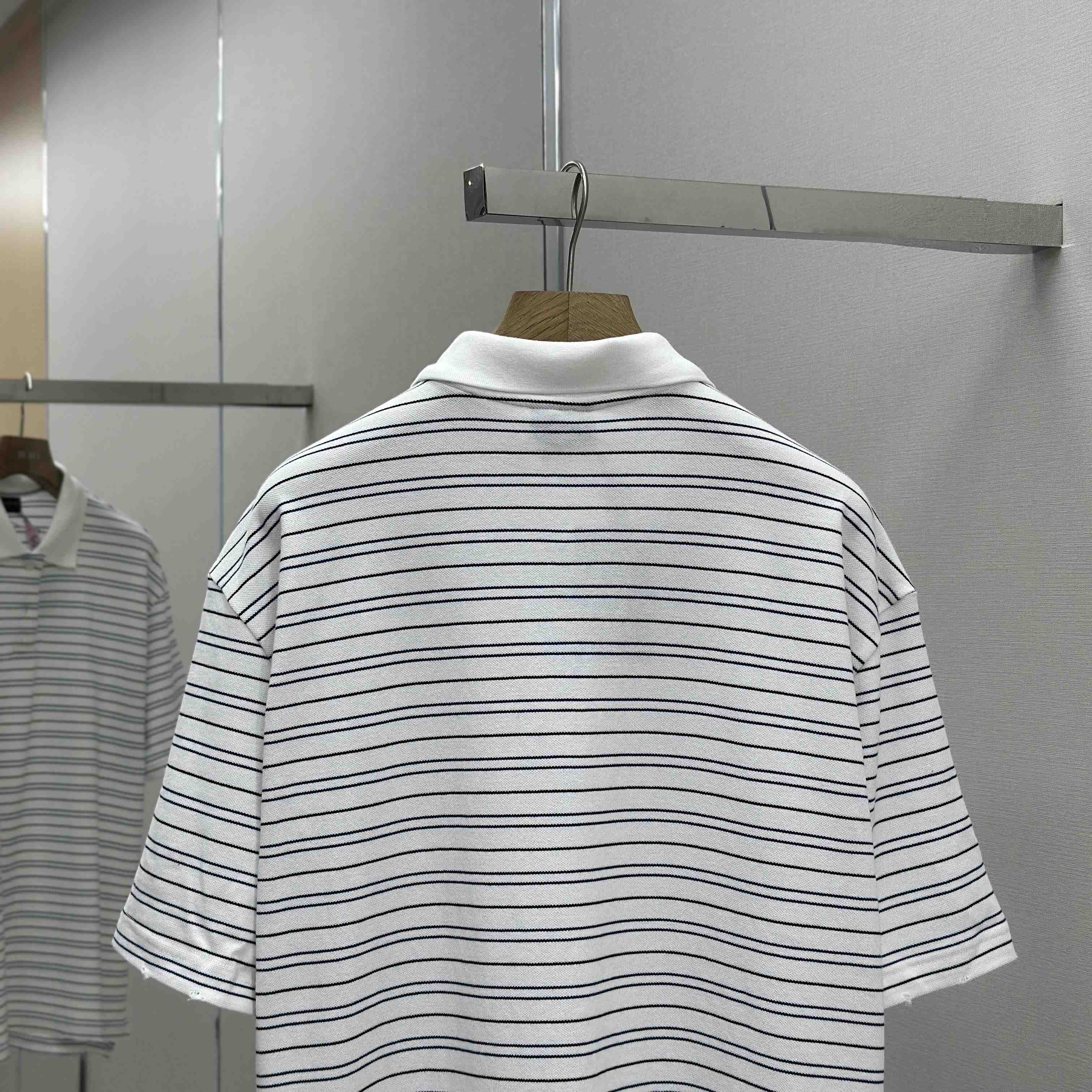 Balenciaga Logo-embroidered Polo Shirt - DopestKickz