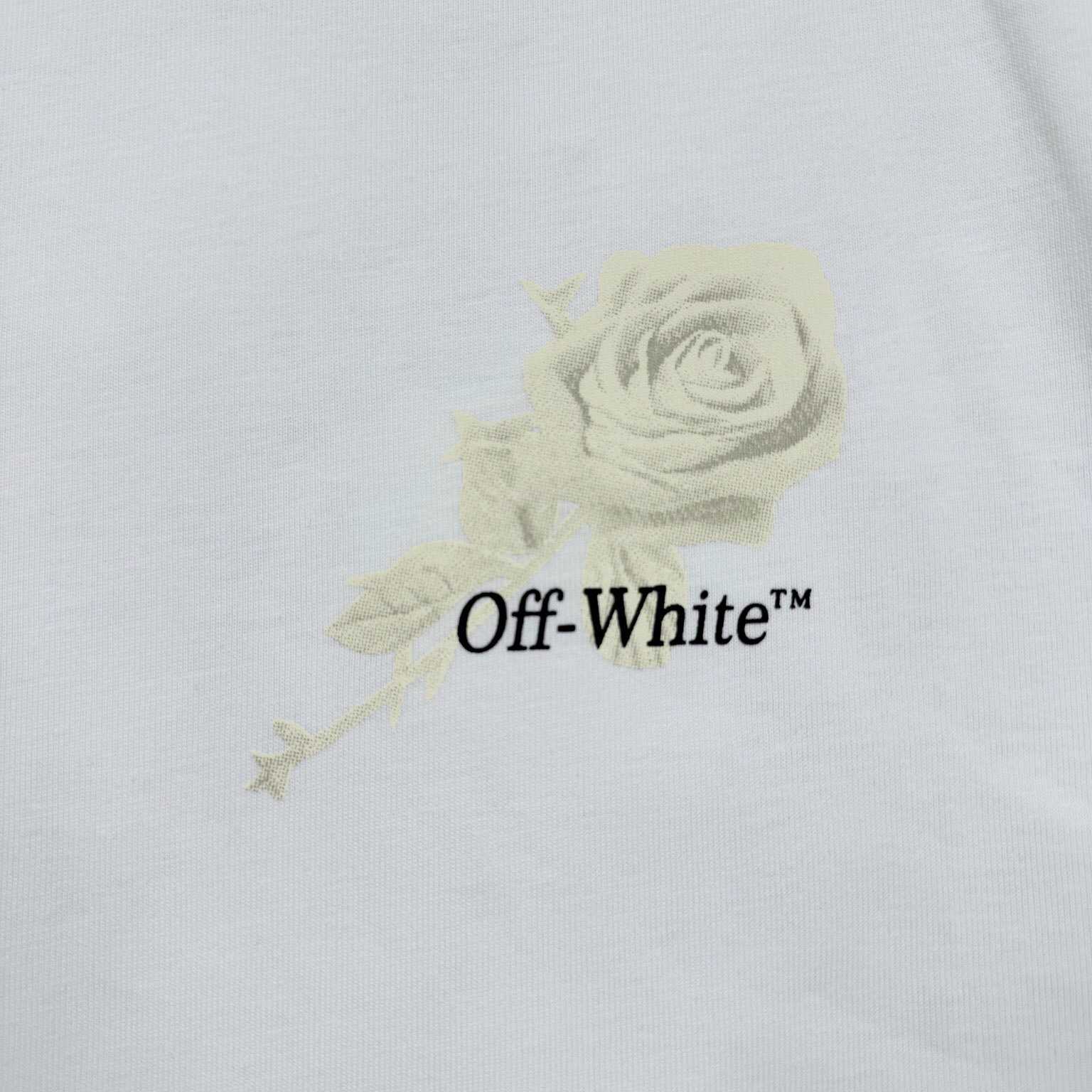 Off-White Roses Arrows-print T-shirt  - DopestKickz