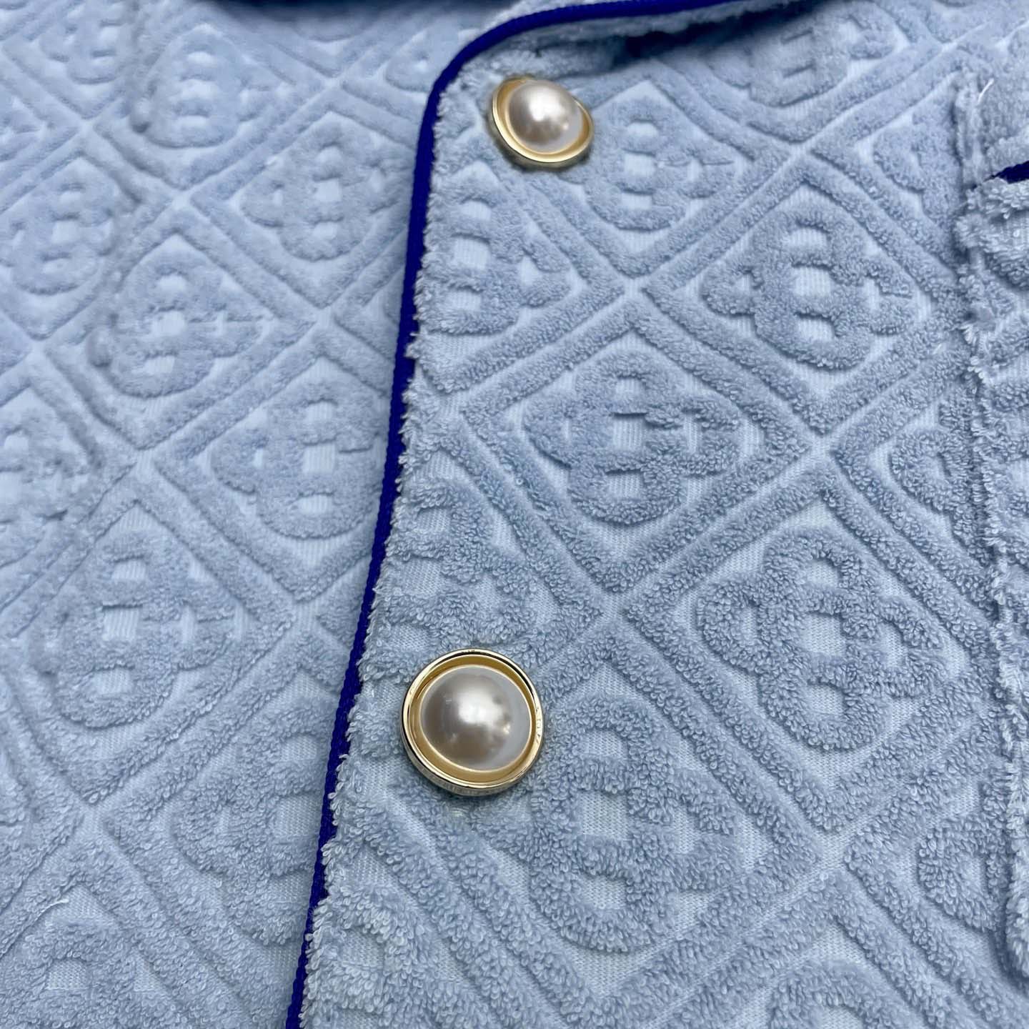 Casablanca Monogram Jacquard Towelling Short Sleeve Shirt   c1026 - DopestKickz