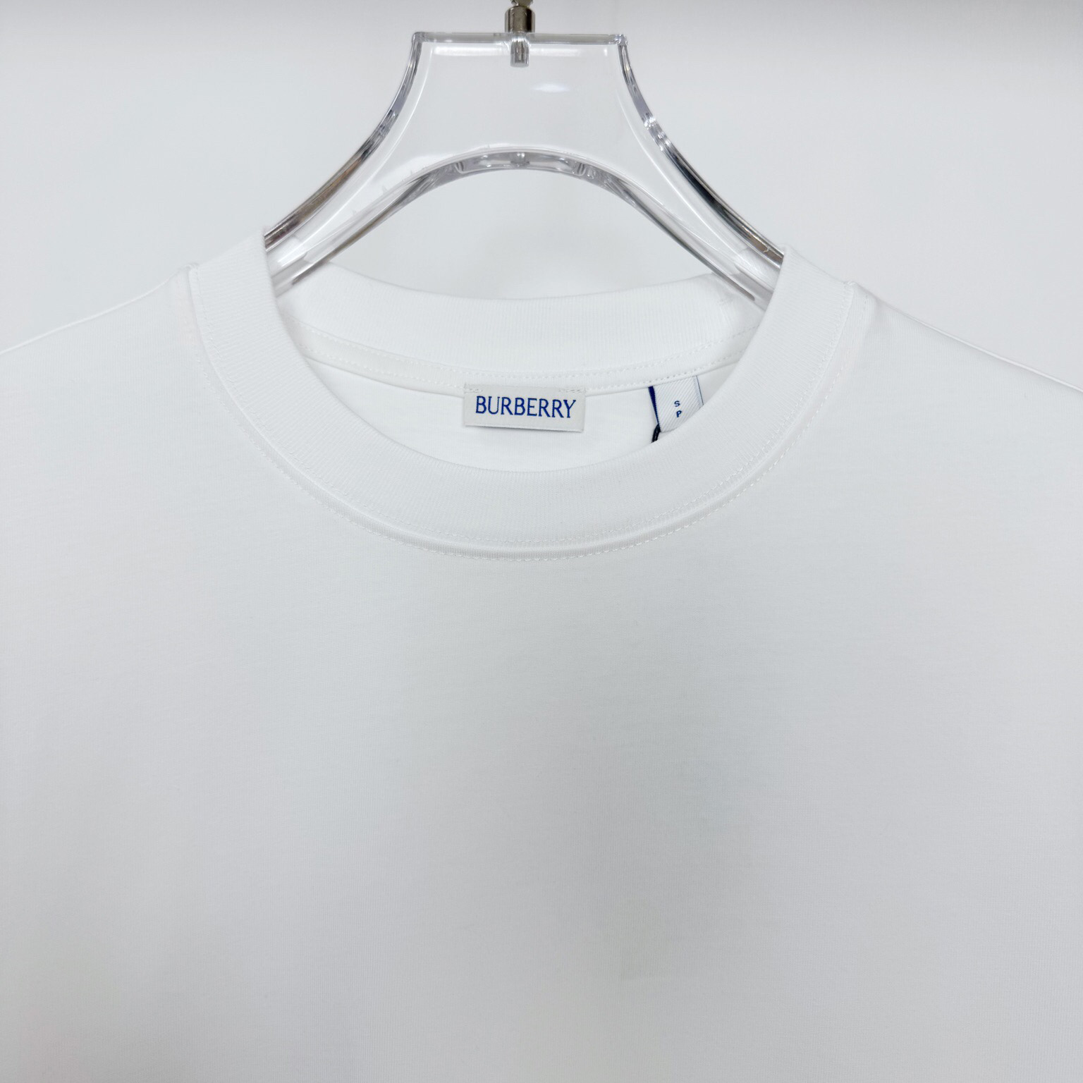 Burberry Check Label Cotton T-shirt  - DopestKickz