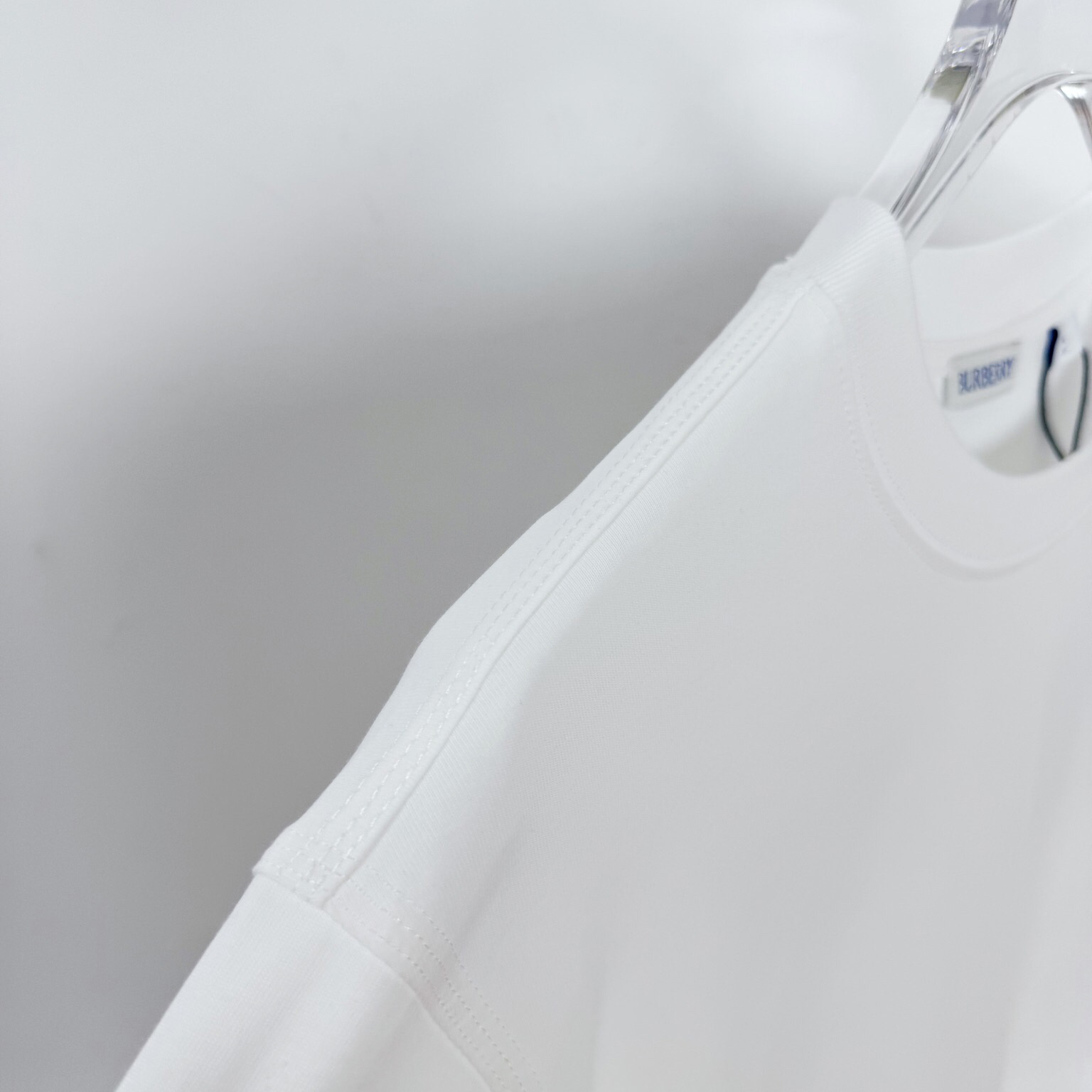 Burberry Check Label Cotton T-shirt  - DopestKickz