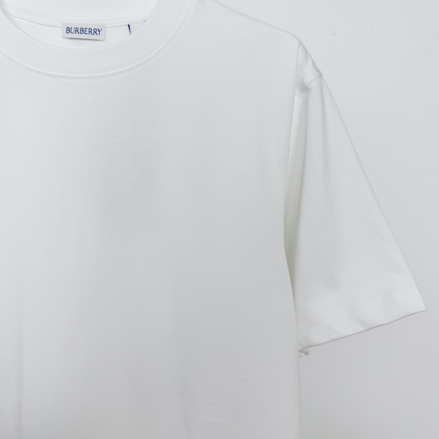 Burberry Check Label Cotton T-shirt  - DopestKickz