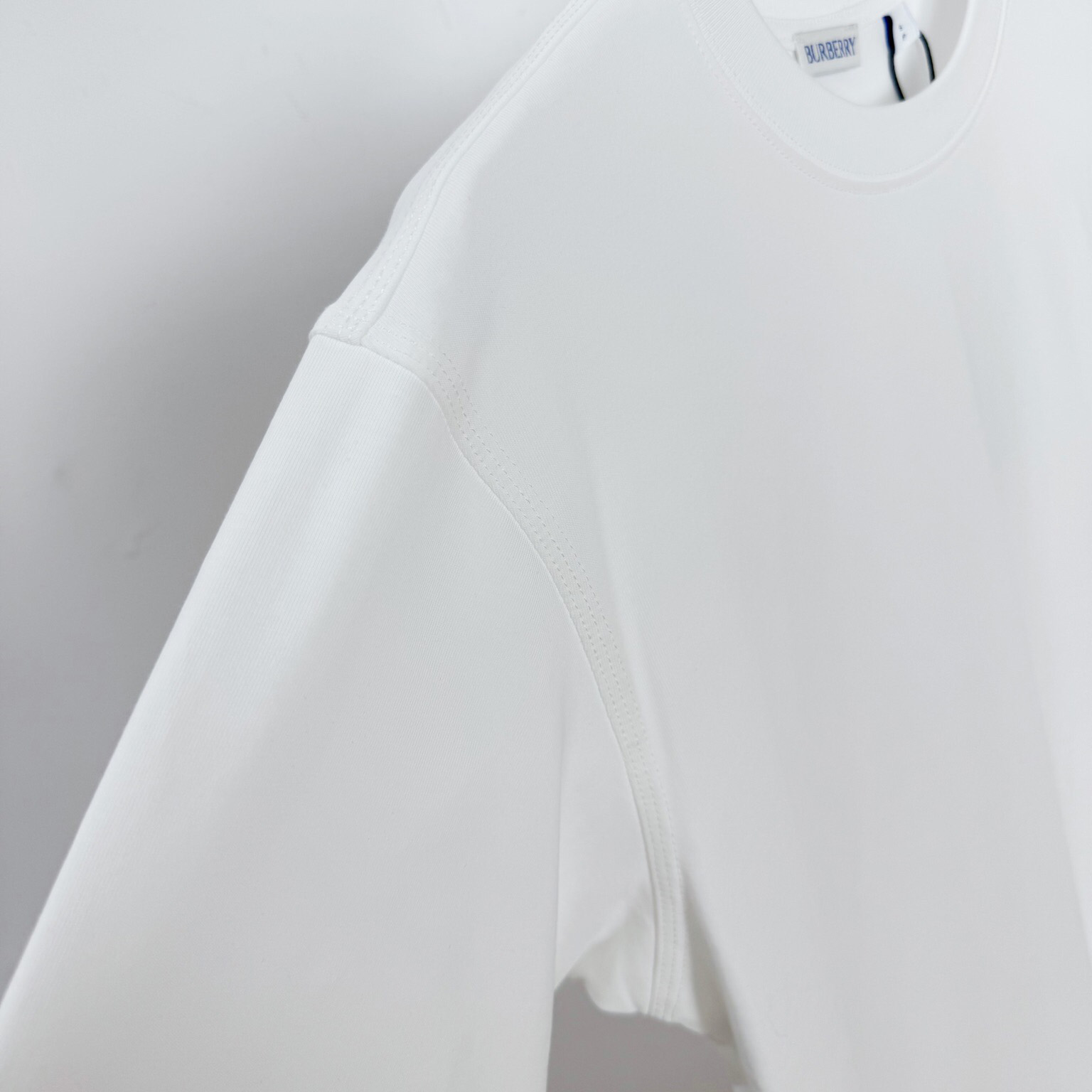 Burberry Check Label Cotton T-shirt  - DopestKickz