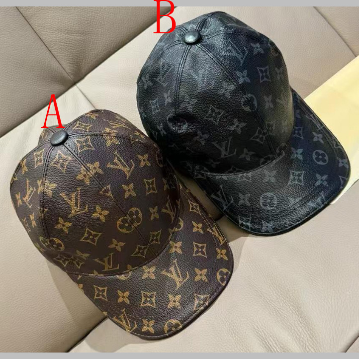 Louis Vuitton Leather Cap - DopestKickz