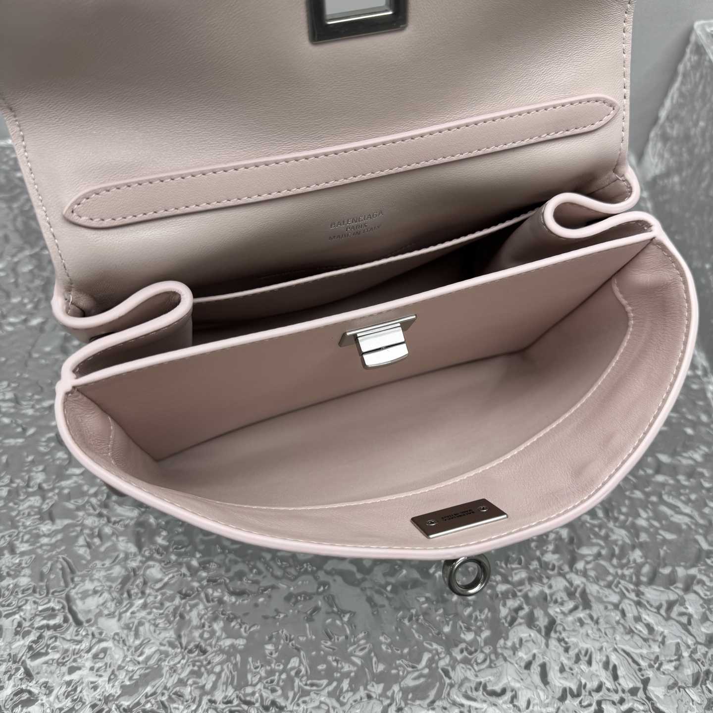 Balenciaga Rodeo Handbag Mini In Suede Pink - DopestKickz