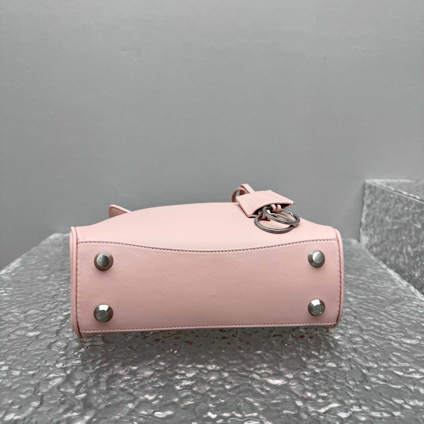 Balenciaga Rodeo Handbag Mini In Suede Pink - DopestKickz