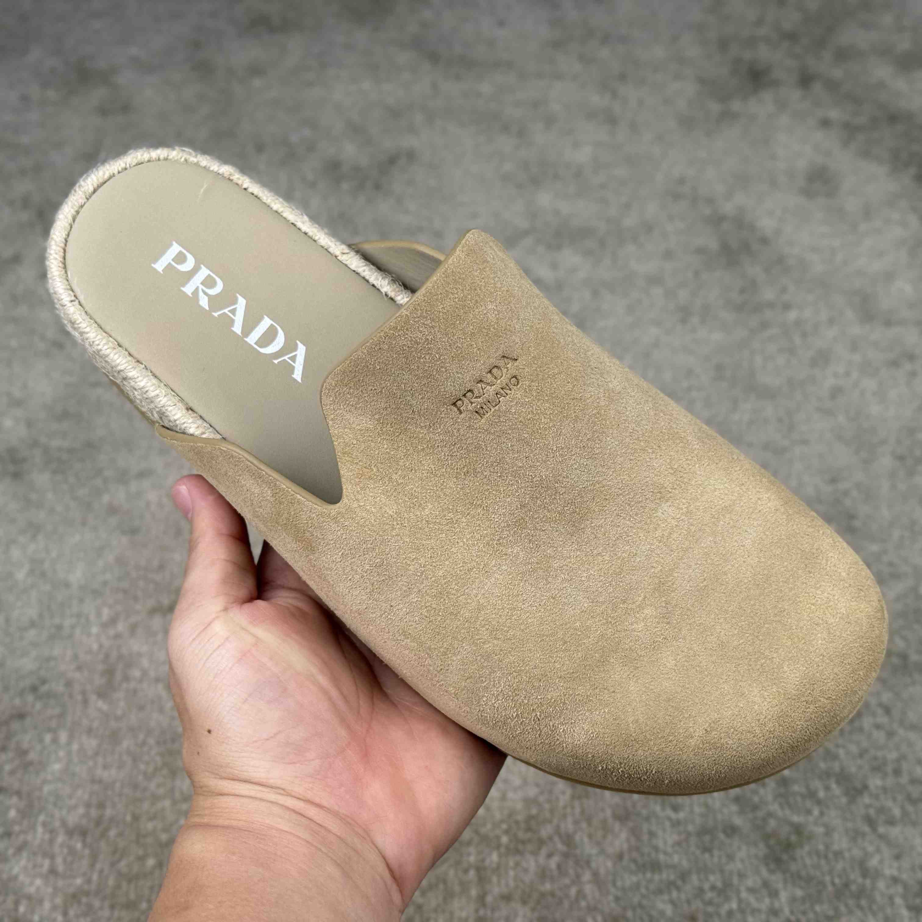 Prada Suede Mules - DopestKickz