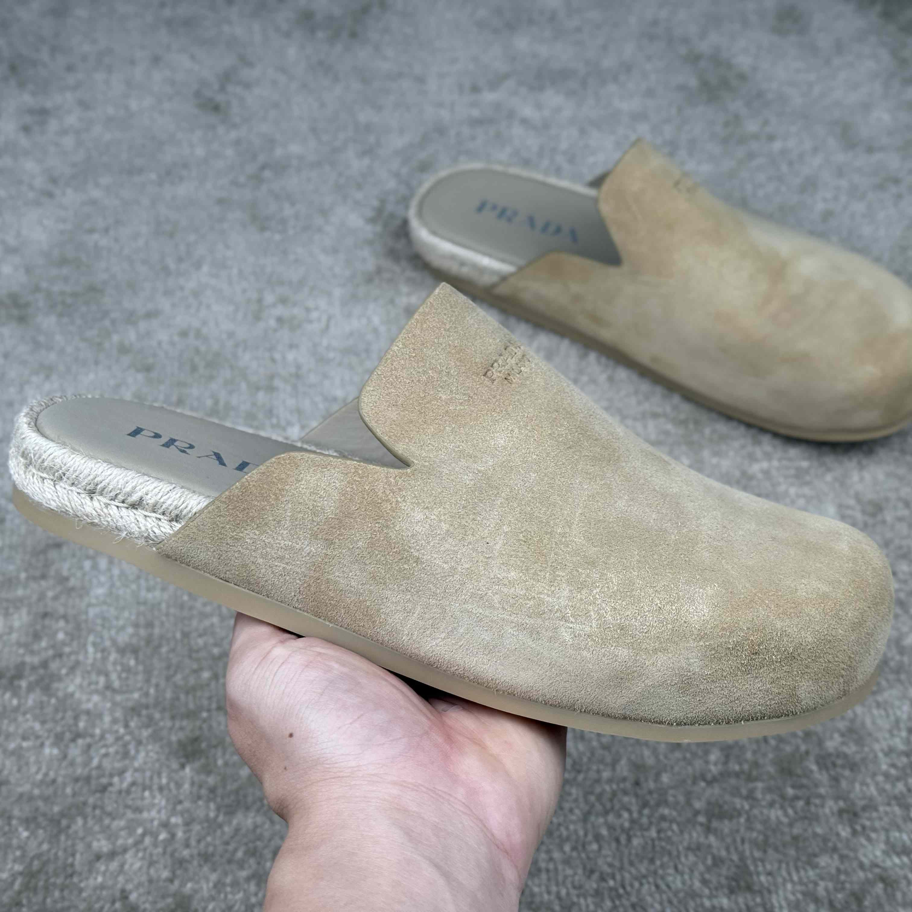 Prada Suede Mules - DopestKickz