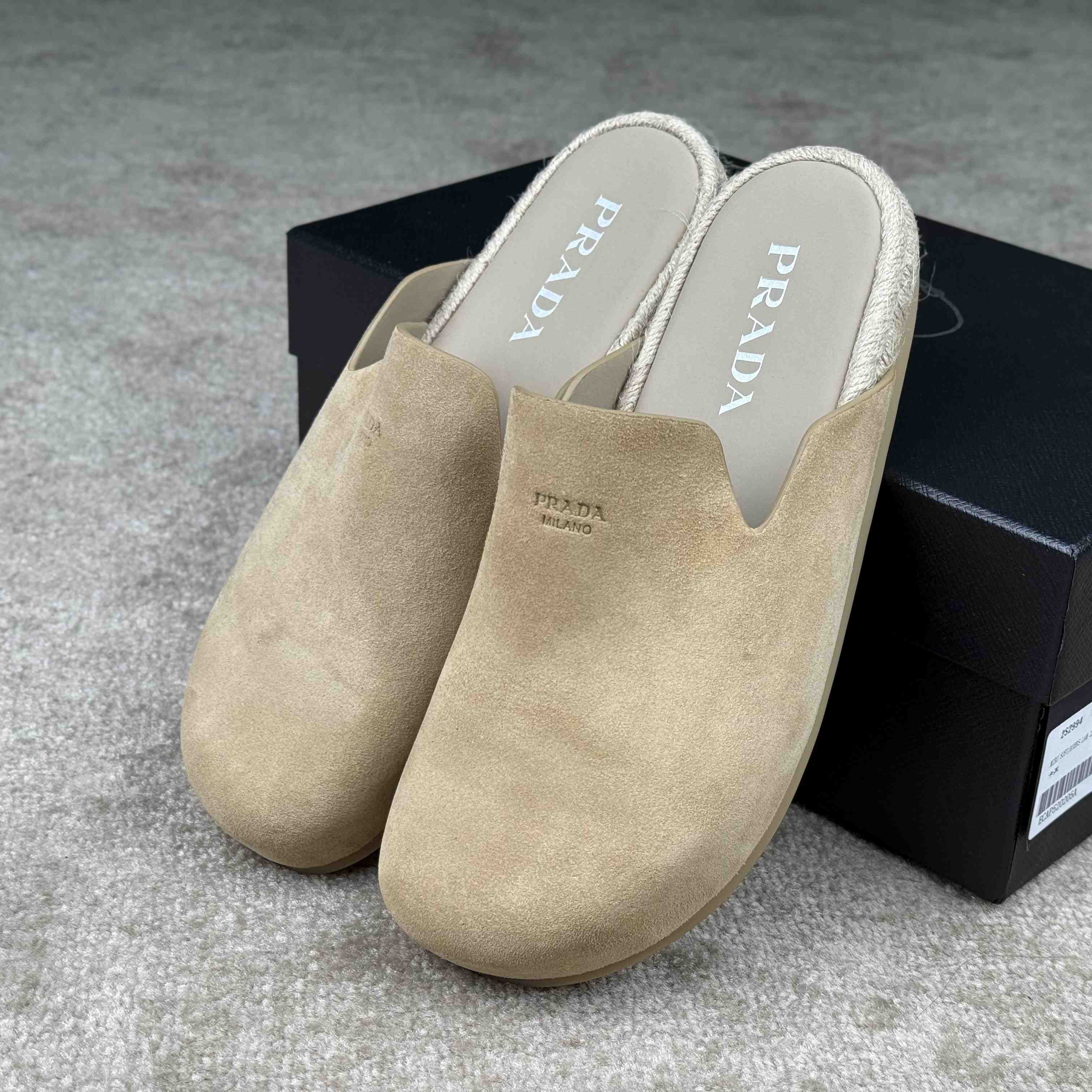 Prada Suede Mules - DopestKickz