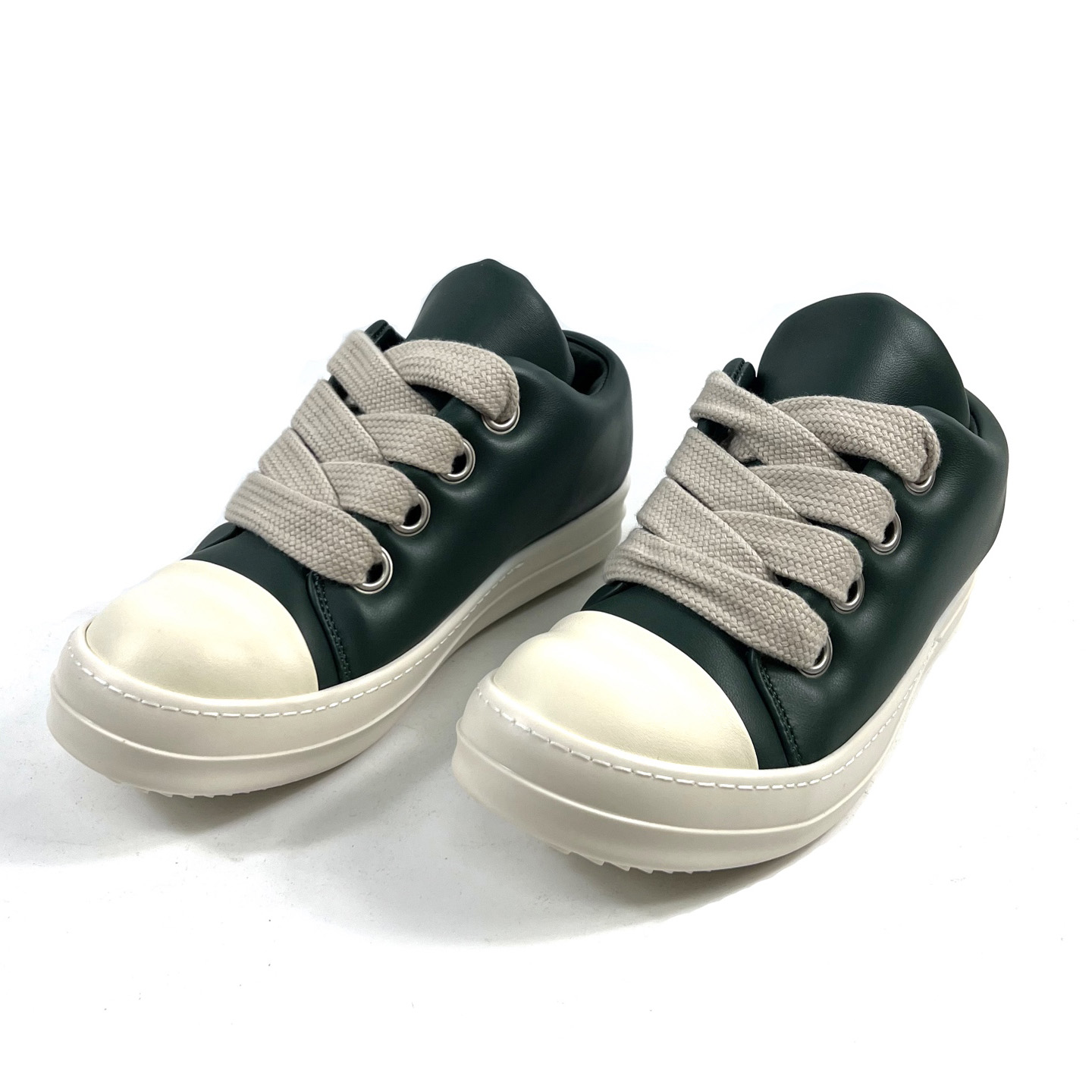 Rick Owens Jumbolaced Padded Sneakers - DopestKickz