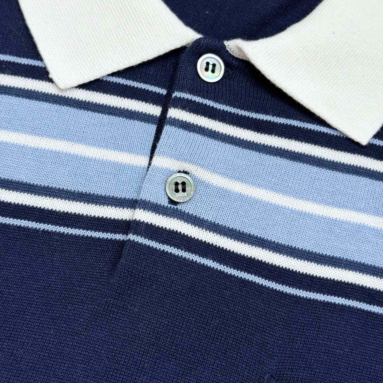 Christian Dior Couture Lily of the Valley Polo Shirt  - DopestKickz