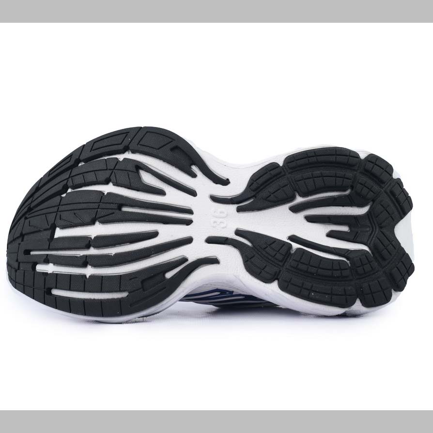 Balenciaga Monday Shoe In Navy And White Cowskin And Polyester - DopestKickz