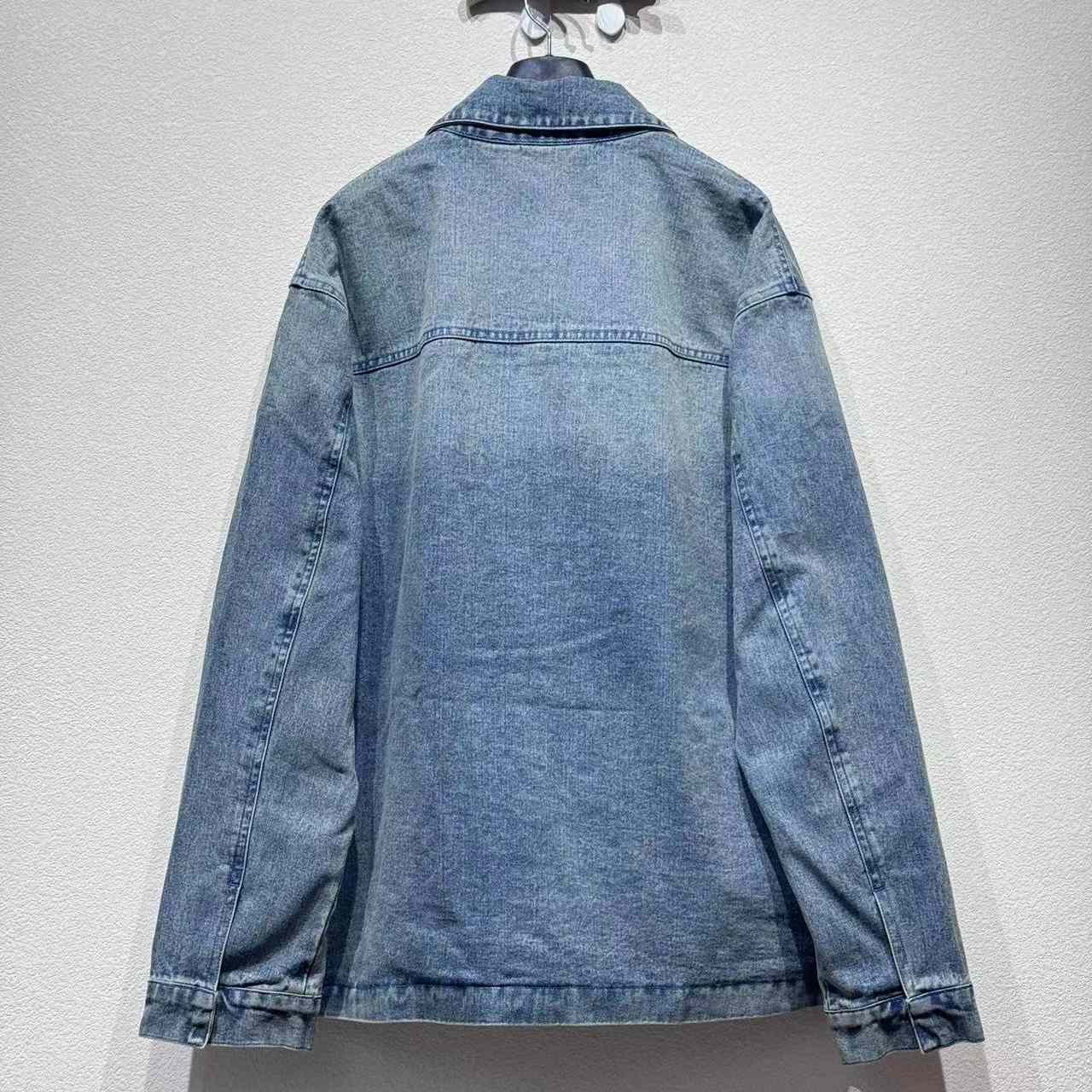 Louis Vuitton Upcycled Denim Canvas Jacket   1AGTEN - DopestKickz