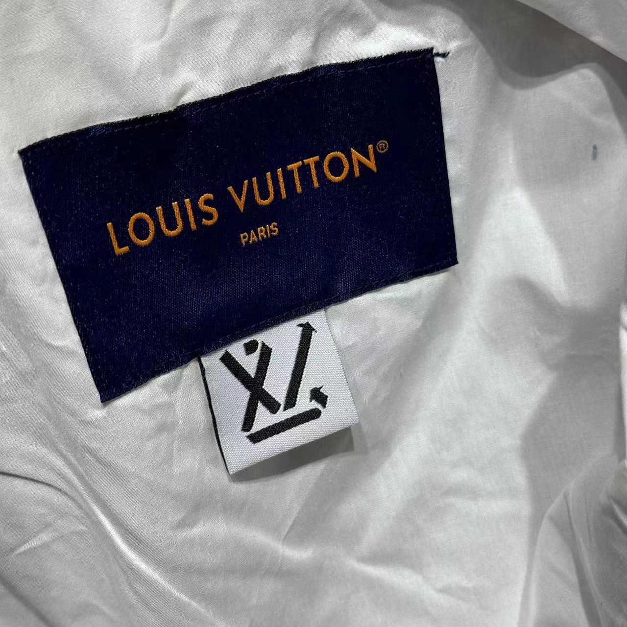 Louis Vuitton Upcycled Denim Canvas Jacket   1AGTEN - DopestKickz