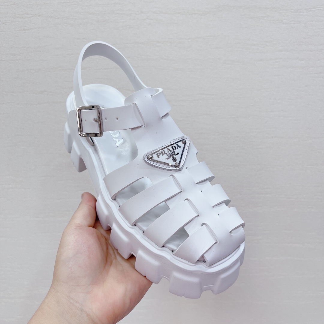 Prada Foam Rubber Sandals - DopestKickz