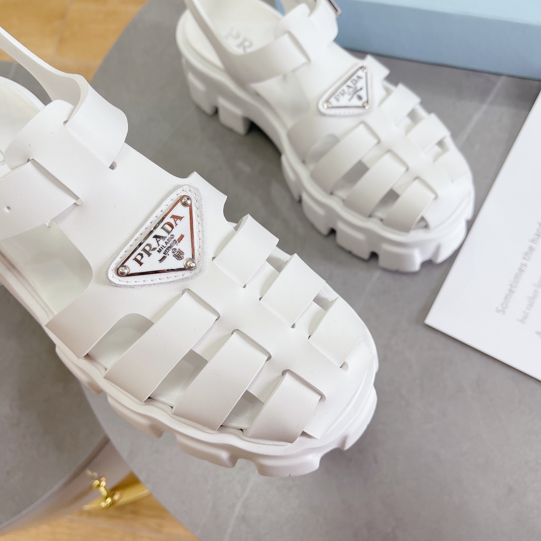 Prada Foam Rubber Sandals - DopestKickz