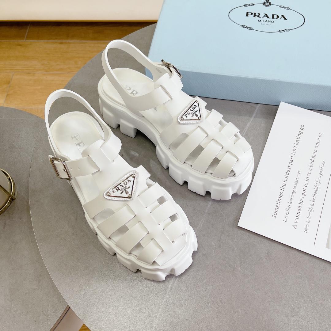 Prada Foam Rubber Sandals - DopestKickz