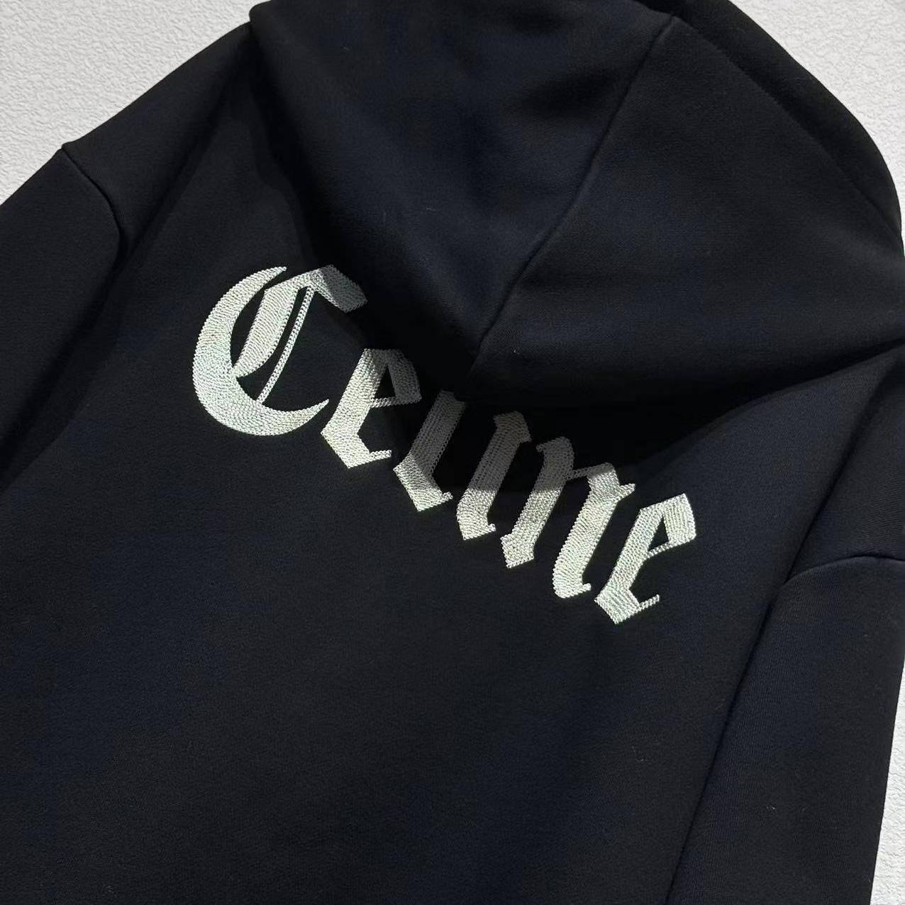 Celine Zipped Hoodie In Cotton Fleece - DopestKickz