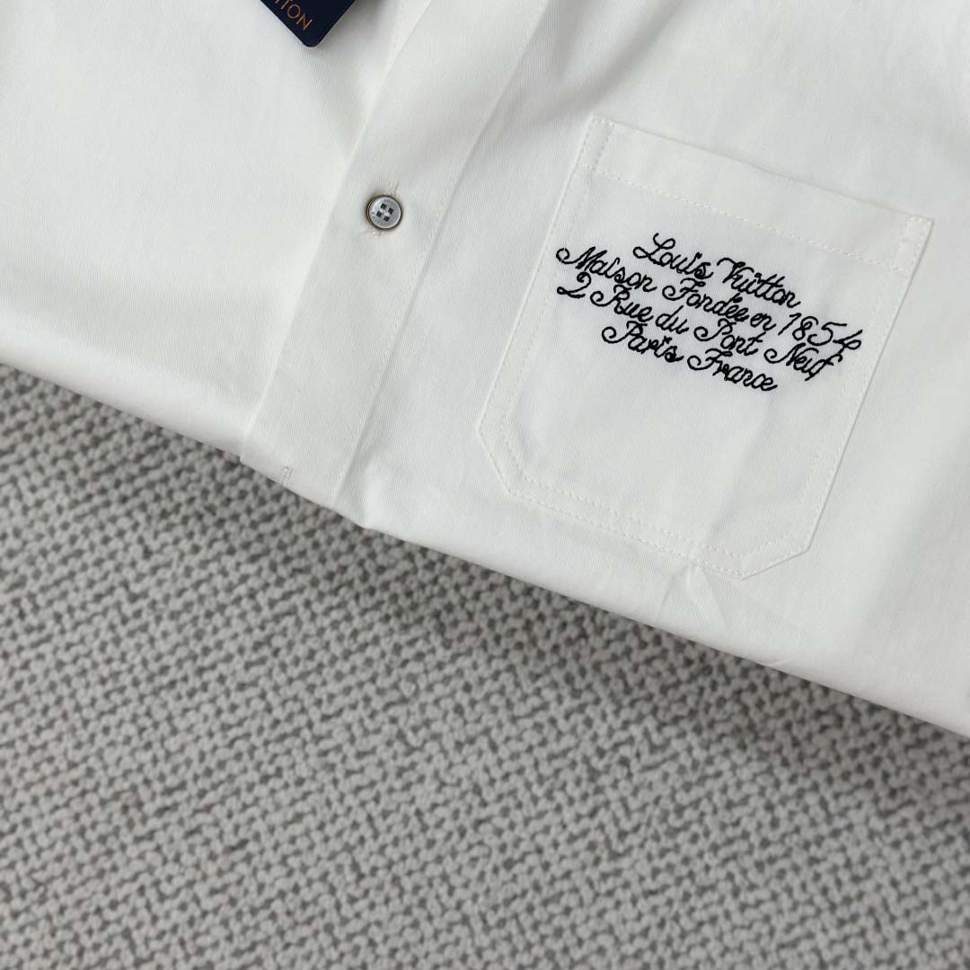 Louis Vuitton Embellished Short-Sleeved Shirt   1AIMII - DopestKickz