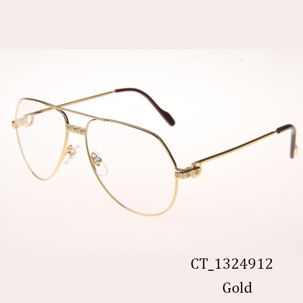 Cartier CT 1324912 Eyeglasses In Gold - DopestKickz