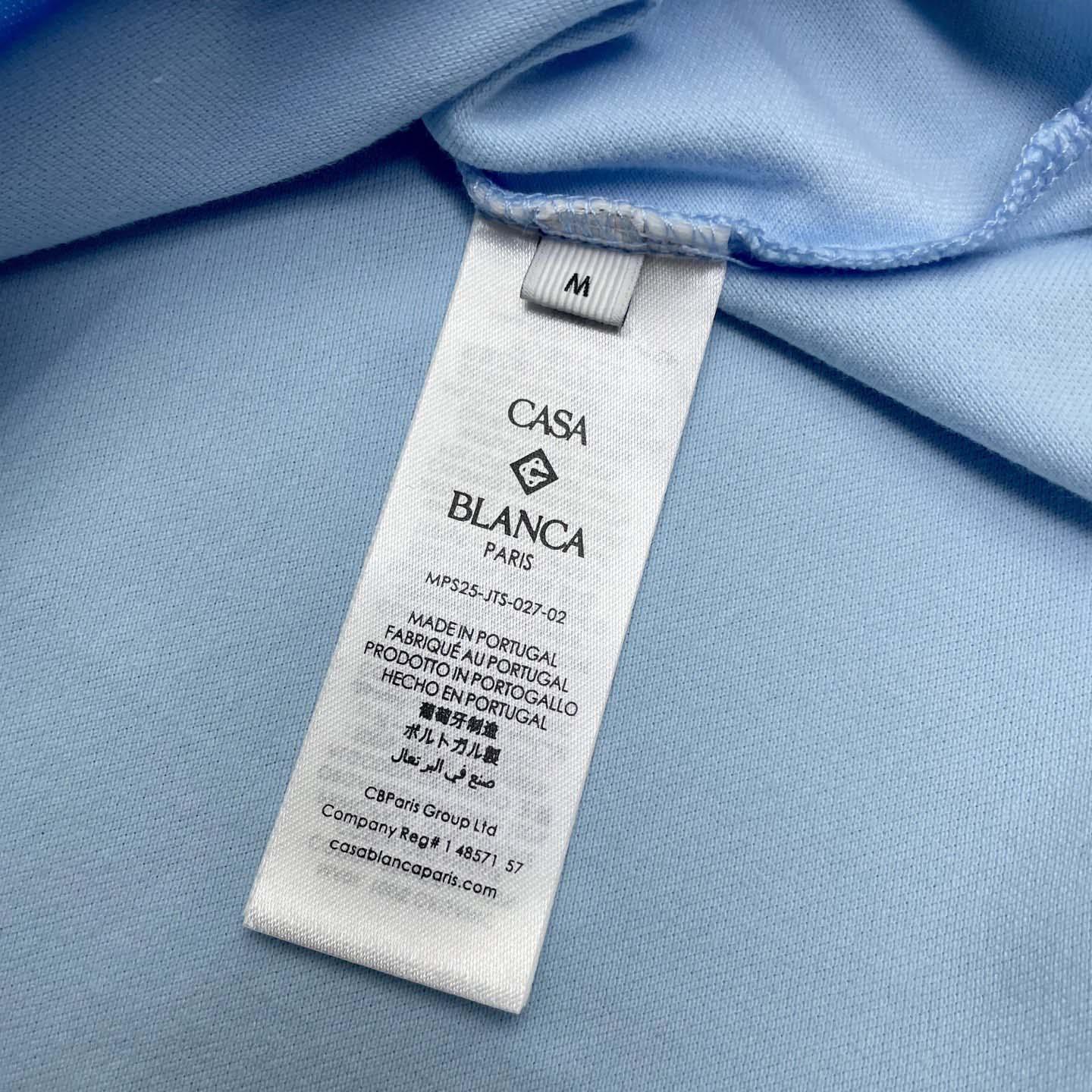 Casablanca Organic-cotton Polo Shirt   c1049 - DopestKickz