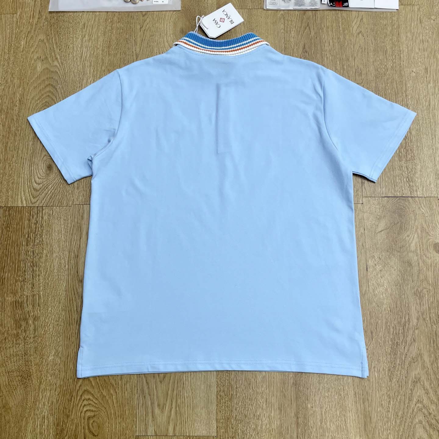 Casablanca Organic-cotton Polo Shirt   c1049 - DopestKickz