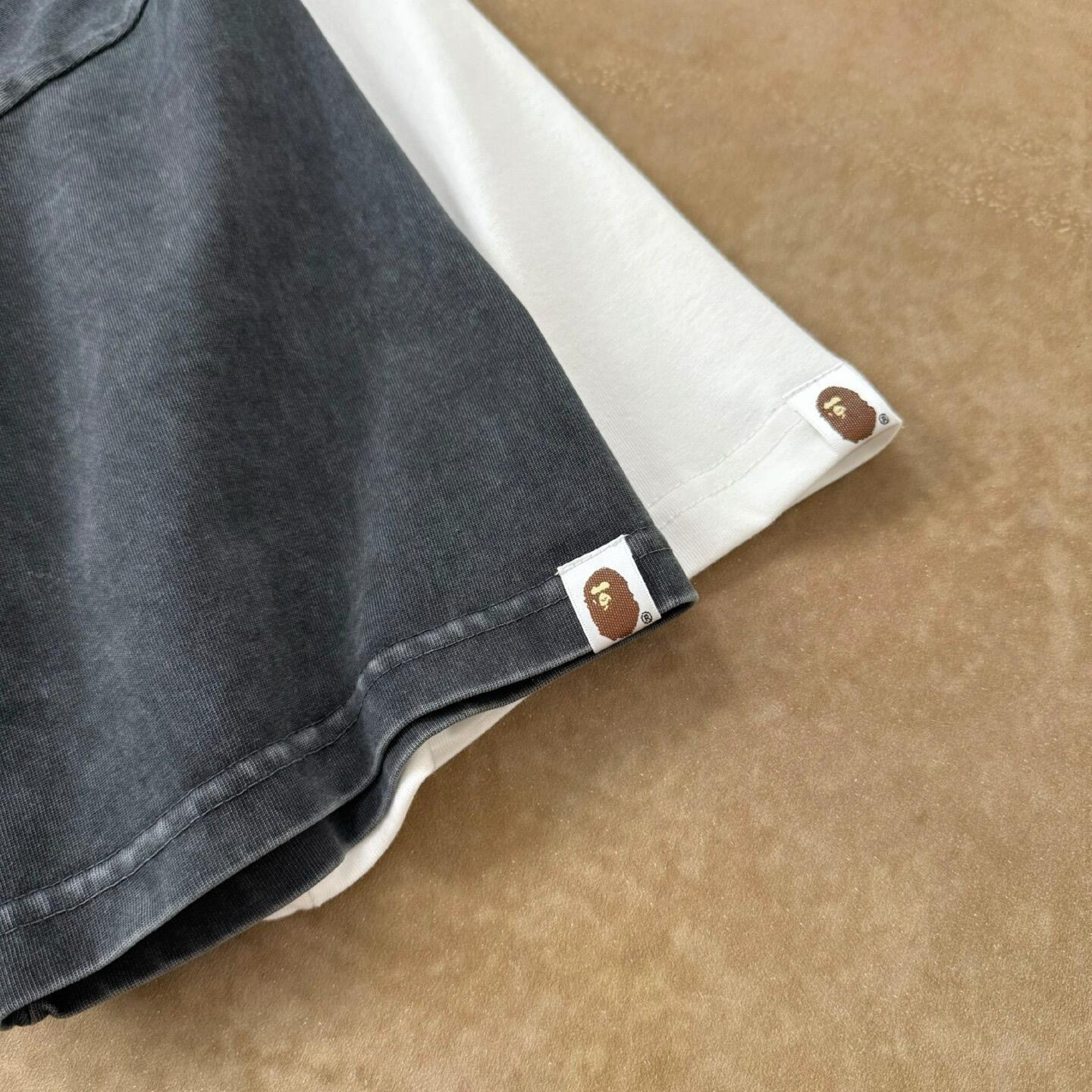 Bape Garment Dye Spray Print College Relaxedfit Tee - DopestKickz