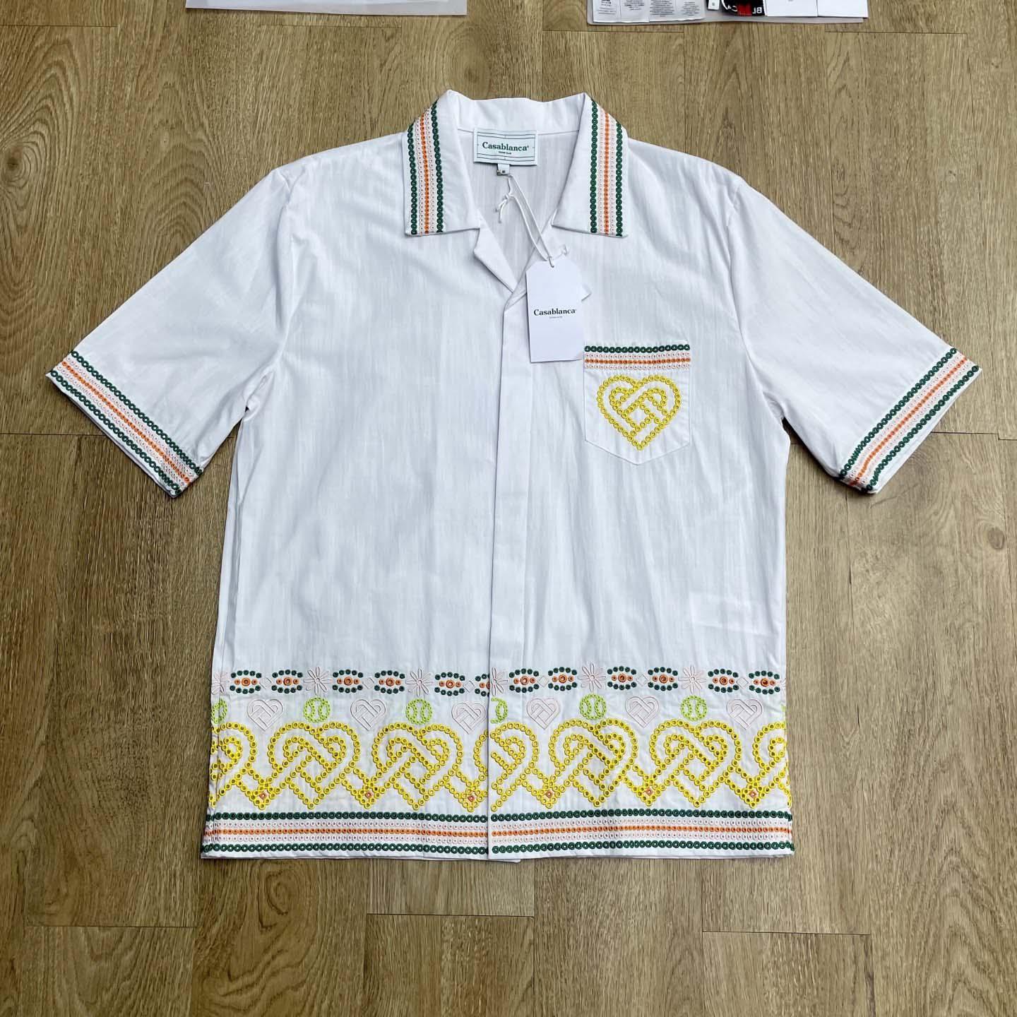 Casablanca Gradient Heat Broderie-anglaise Shirt      CA3543 - DopestKickz