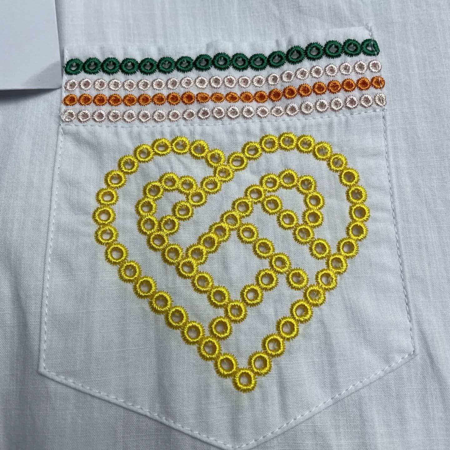 Casablanca Gradient Heat Broderie-anglaise Shirt      CA3543 - DopestKickz