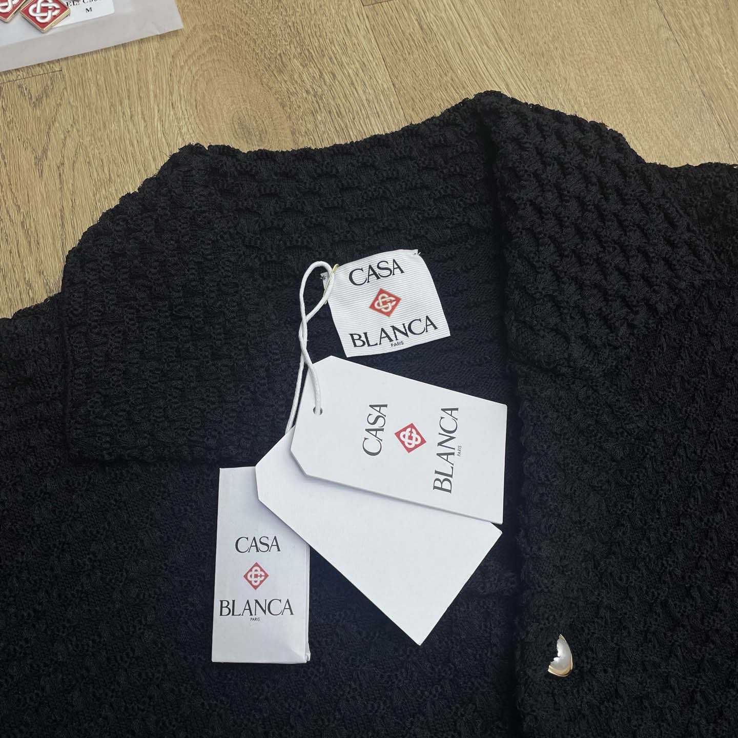 Casablanca Wave Crochet Shirt   D0091 - DopestKickz