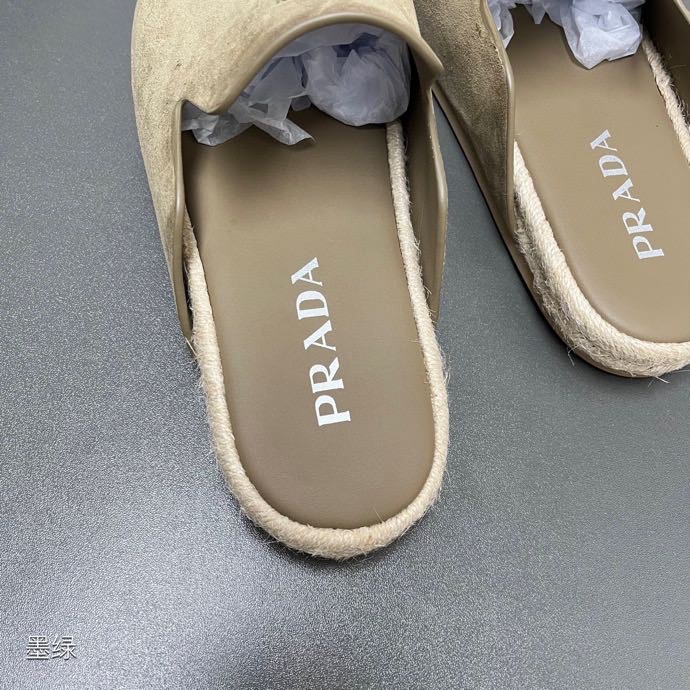 Prada Suede Mules - DopestKickz