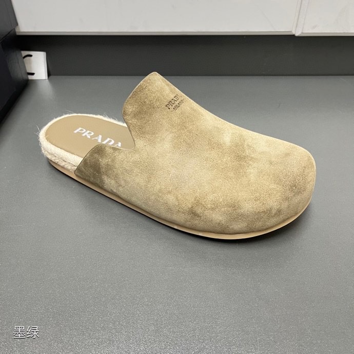 Prada Suede Mules - DopestKickz