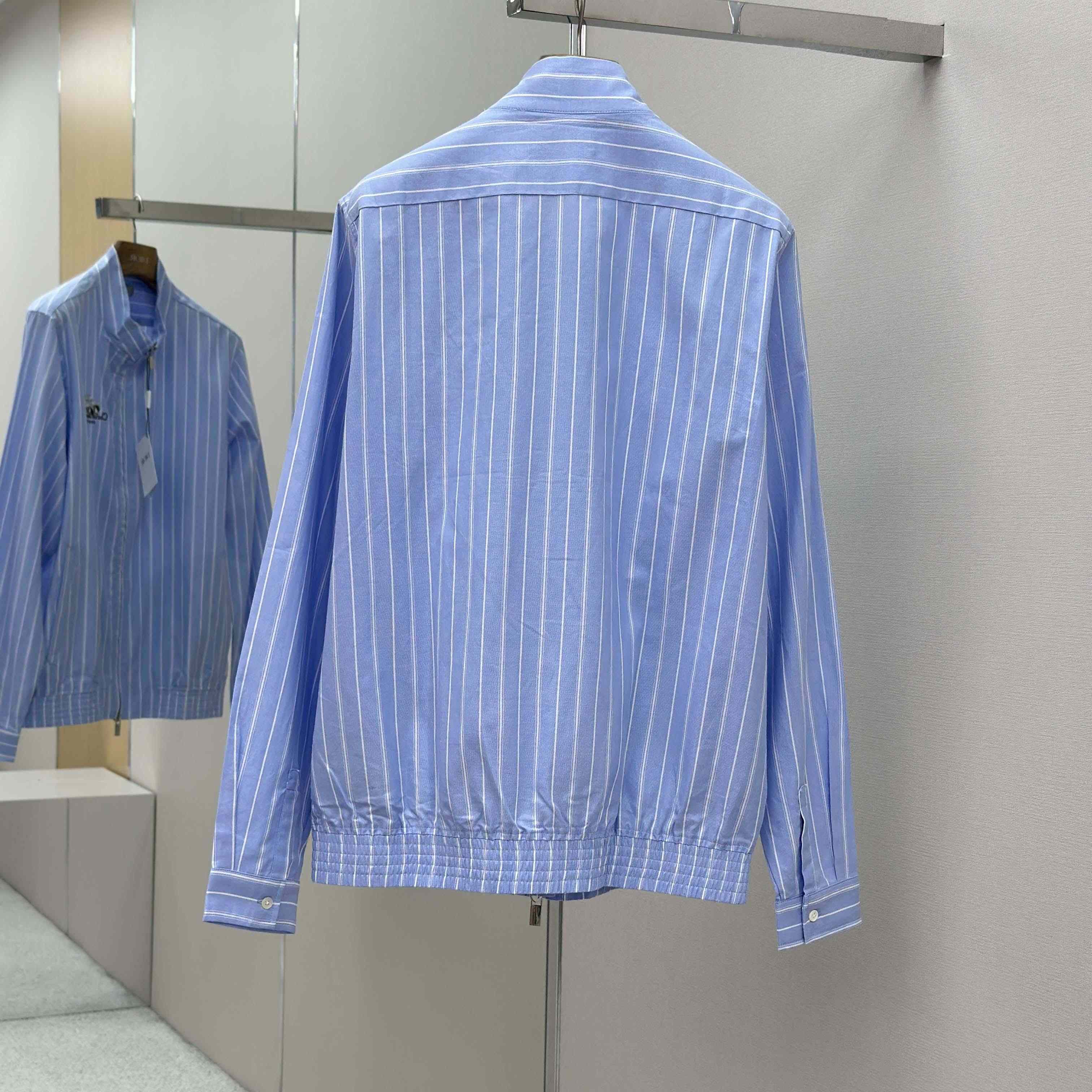 Christian Dior Zipped Shirt With Christian Dior Couture Lily Of The Valley Embroidery - DopestKickz