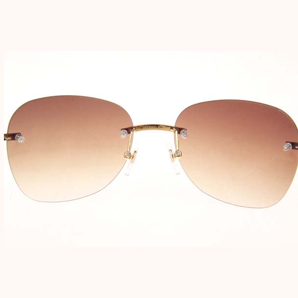 Cartier CT 3524012 Aviator Lens Wood Sunglasses In Gold Brown - DopestKickz