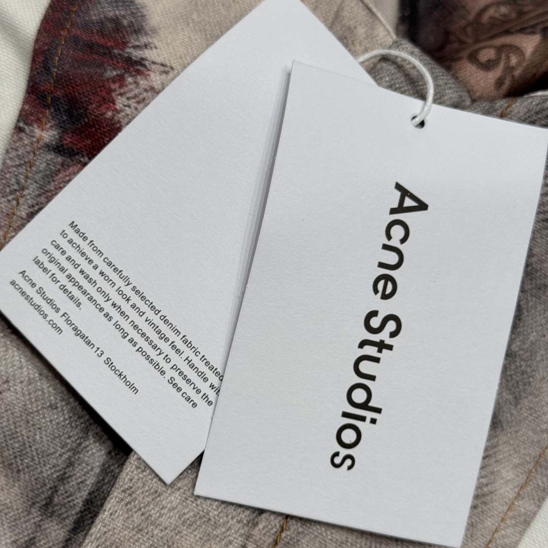 Acne Studios Jacket & Jean Trompe L'oeil Print - DopestKickz