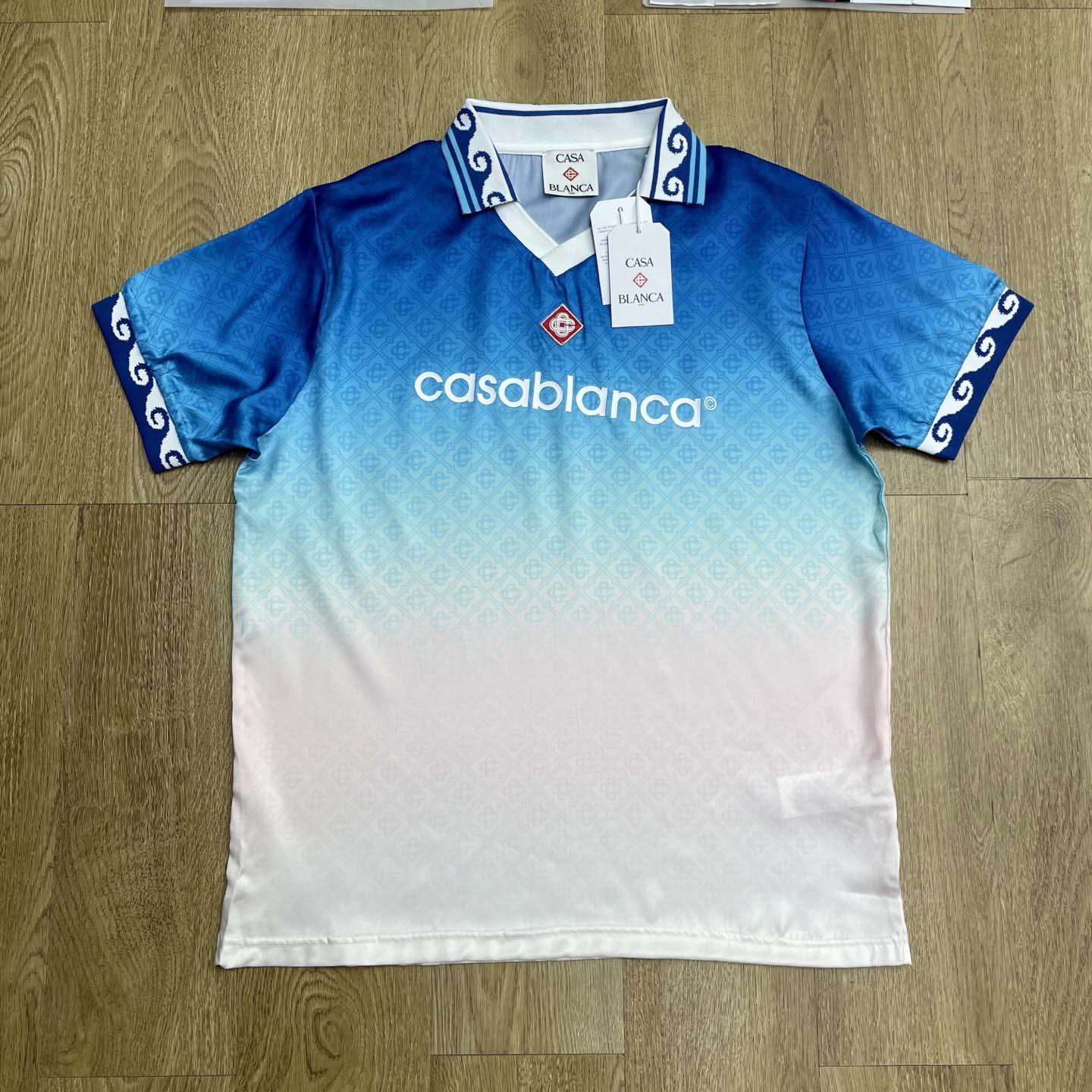 Casablanca Jacquard Gradient Football Shirt  C1025 - DopestKickz